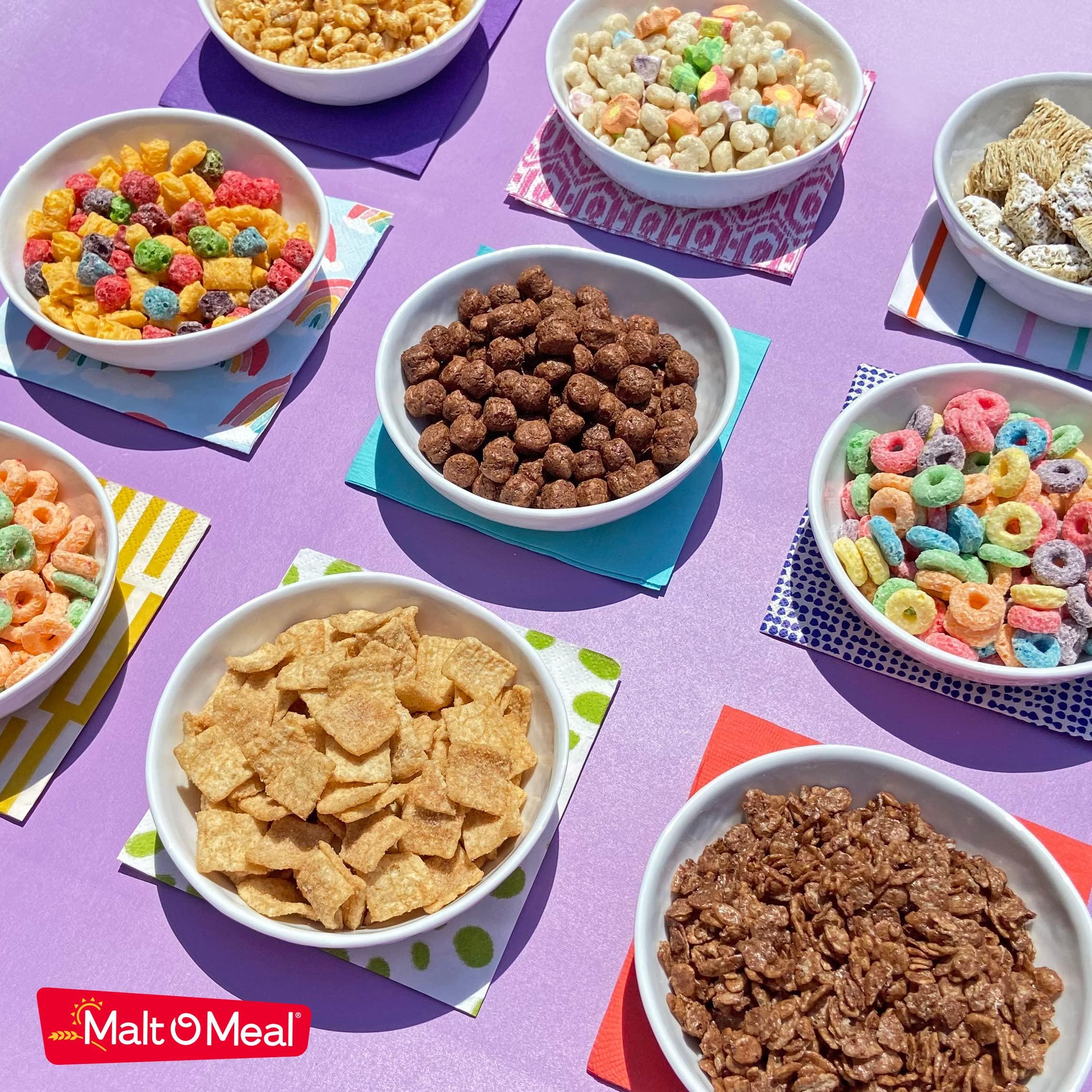 Malt-O-Meal Raisin Bran Cereal, Wheat Flakes and Raisins Breakfast Cereal, Large Cereal for Family, 39 OZ Resealable Cereal Bag - Image 4
