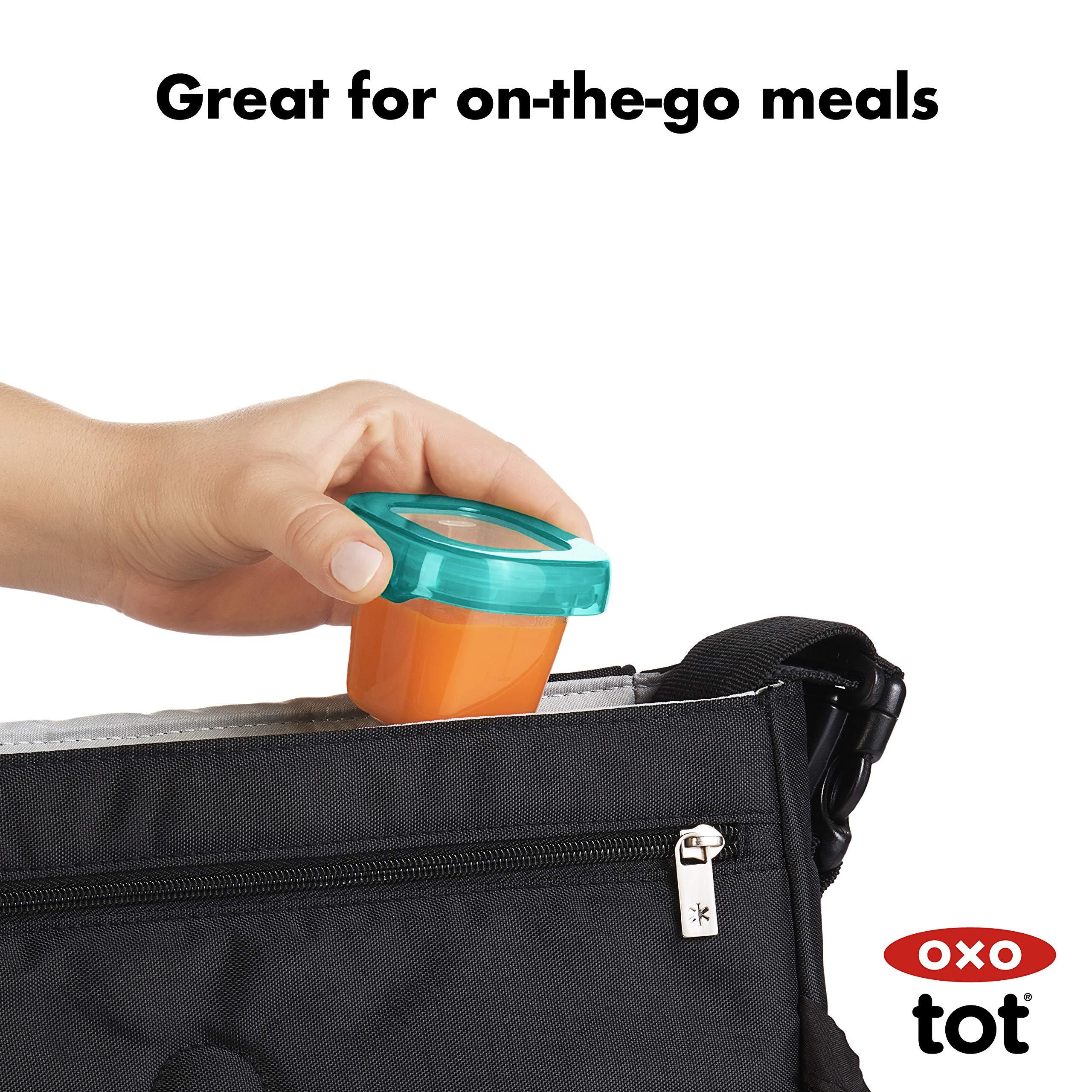 OXO Tot 12-Piece Baby Blocks Set, Teal - Image 6