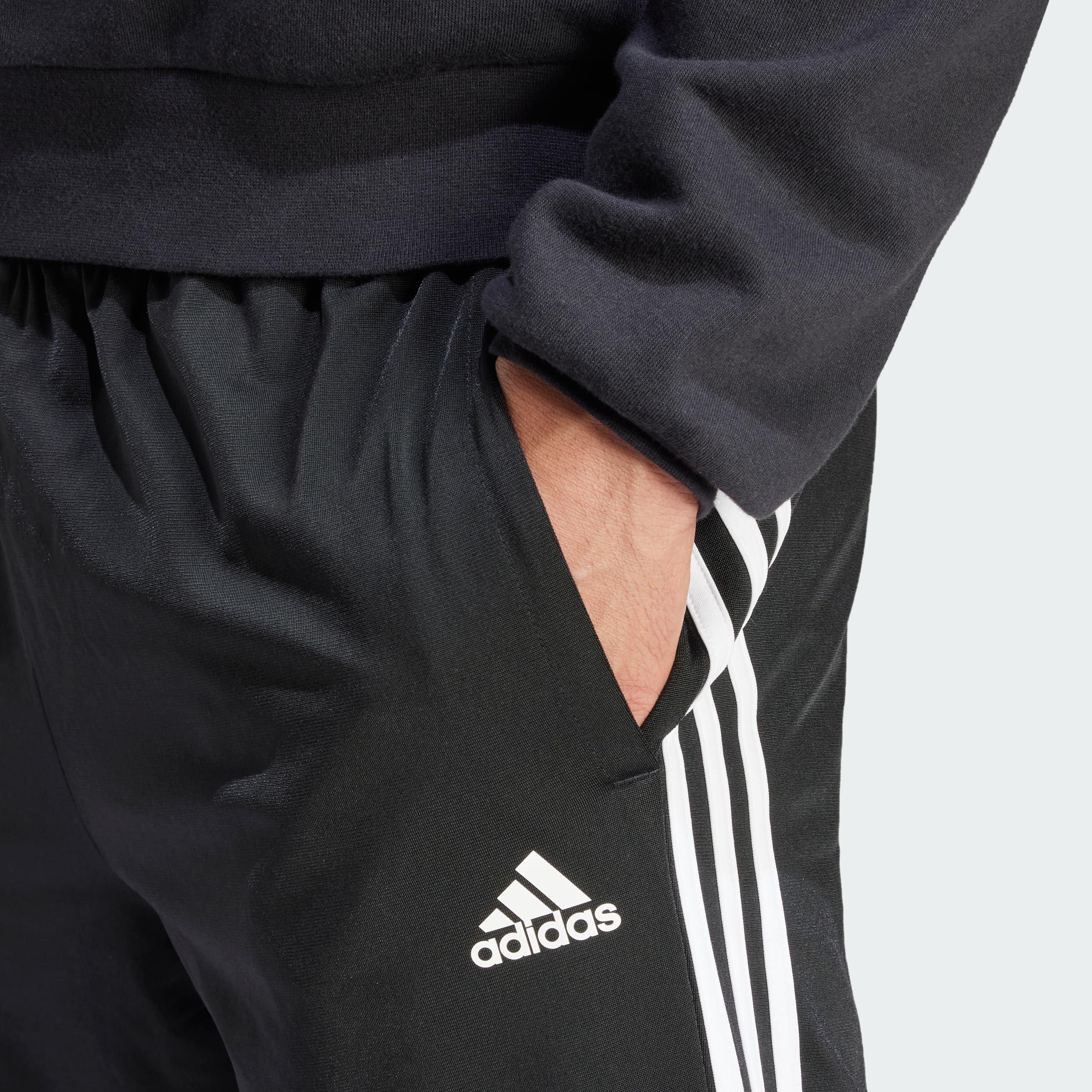 adidas Men's Essentials 3-Stripes Tricot Jogger Pants - Image 2