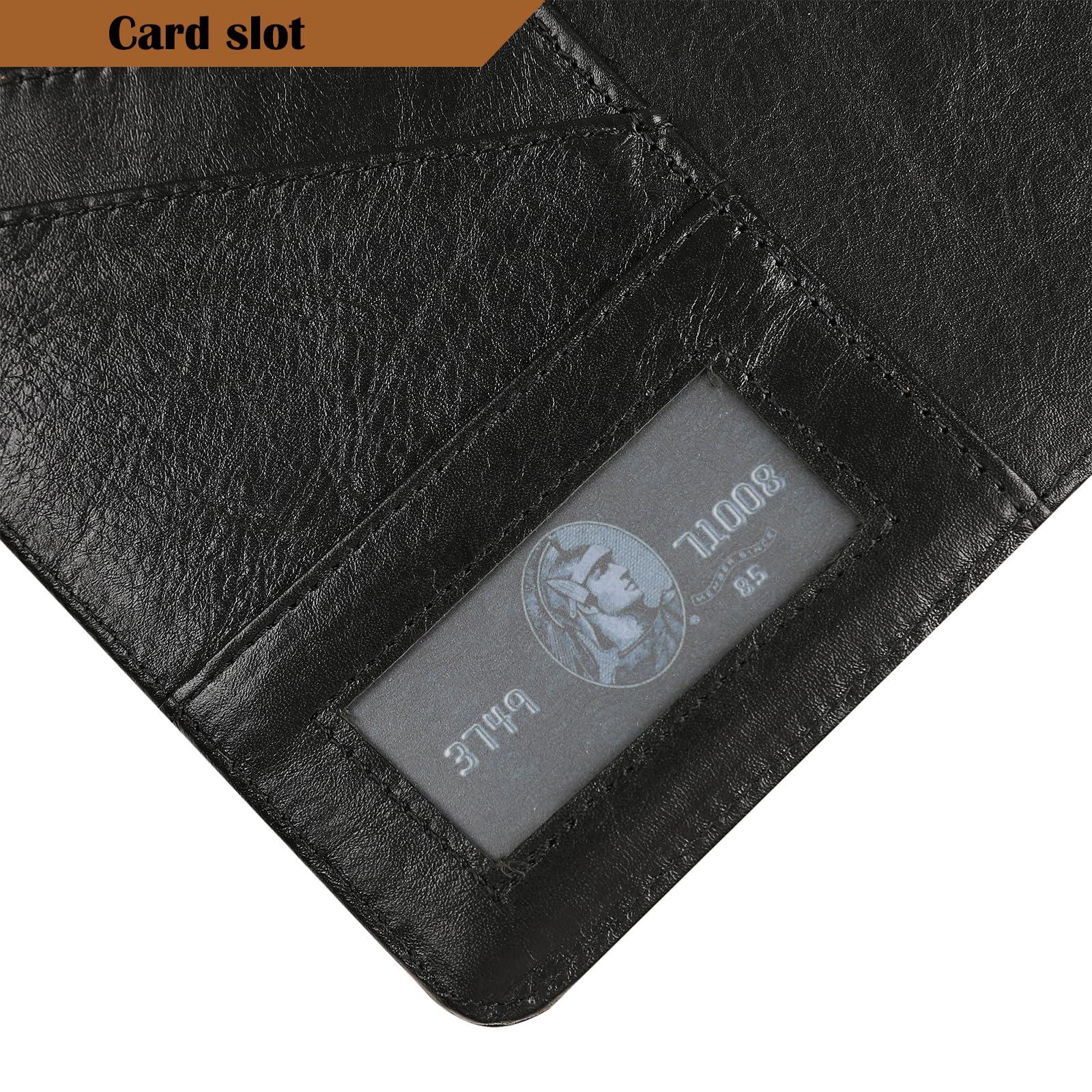 GZRHKJ Genuine Leather Padfolio,Free Engraved Name, Personalized Leather Portfolio, A4 Document Folder Legal Pad Padfolio, Resume Folio for Men & Women - Image 5