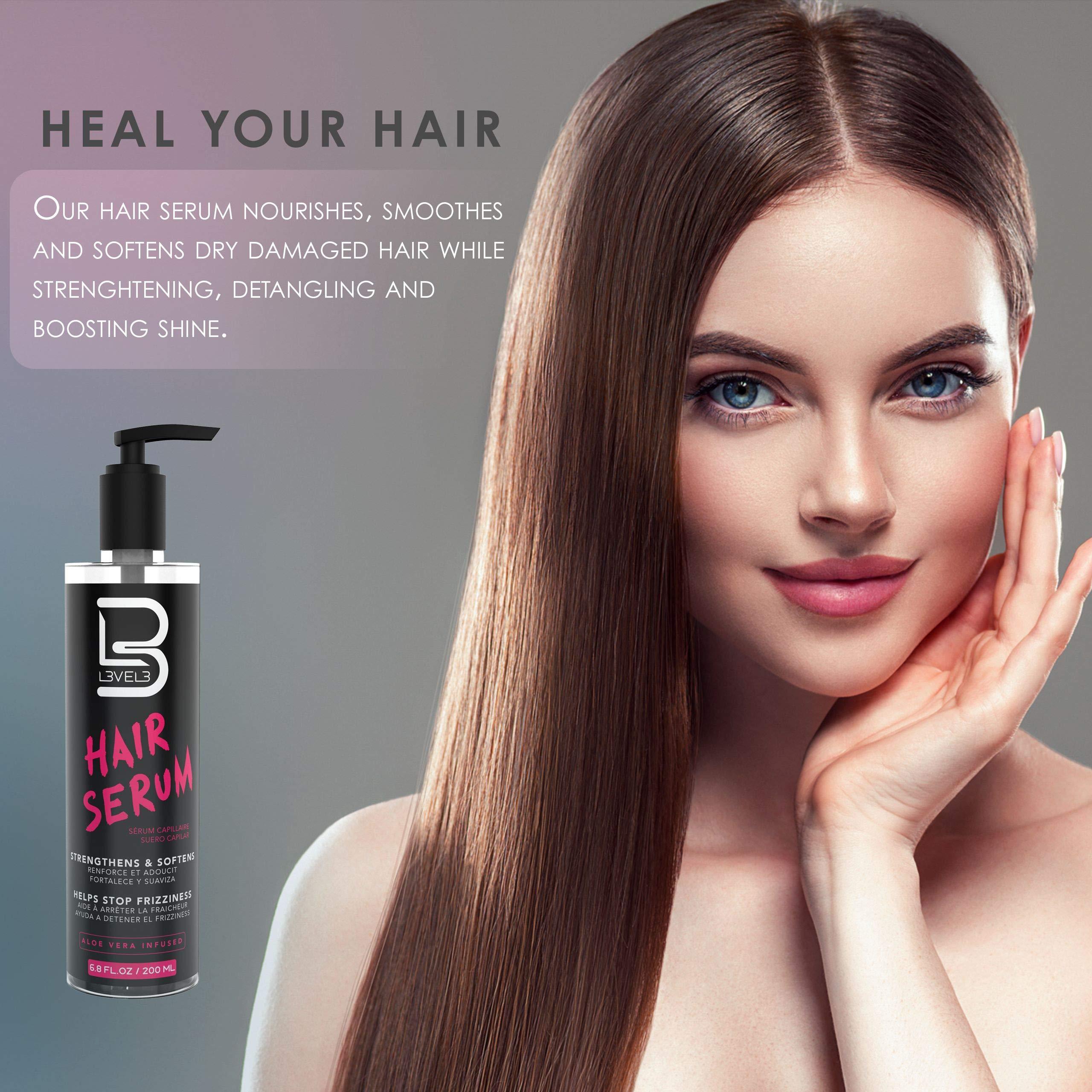 L3 Level 3 Hair Serum - Repairs your Damaged Hair - Softens and Smoothing - Level Three Hair Smoothing Serum - Reduces Frizziness - Image 3