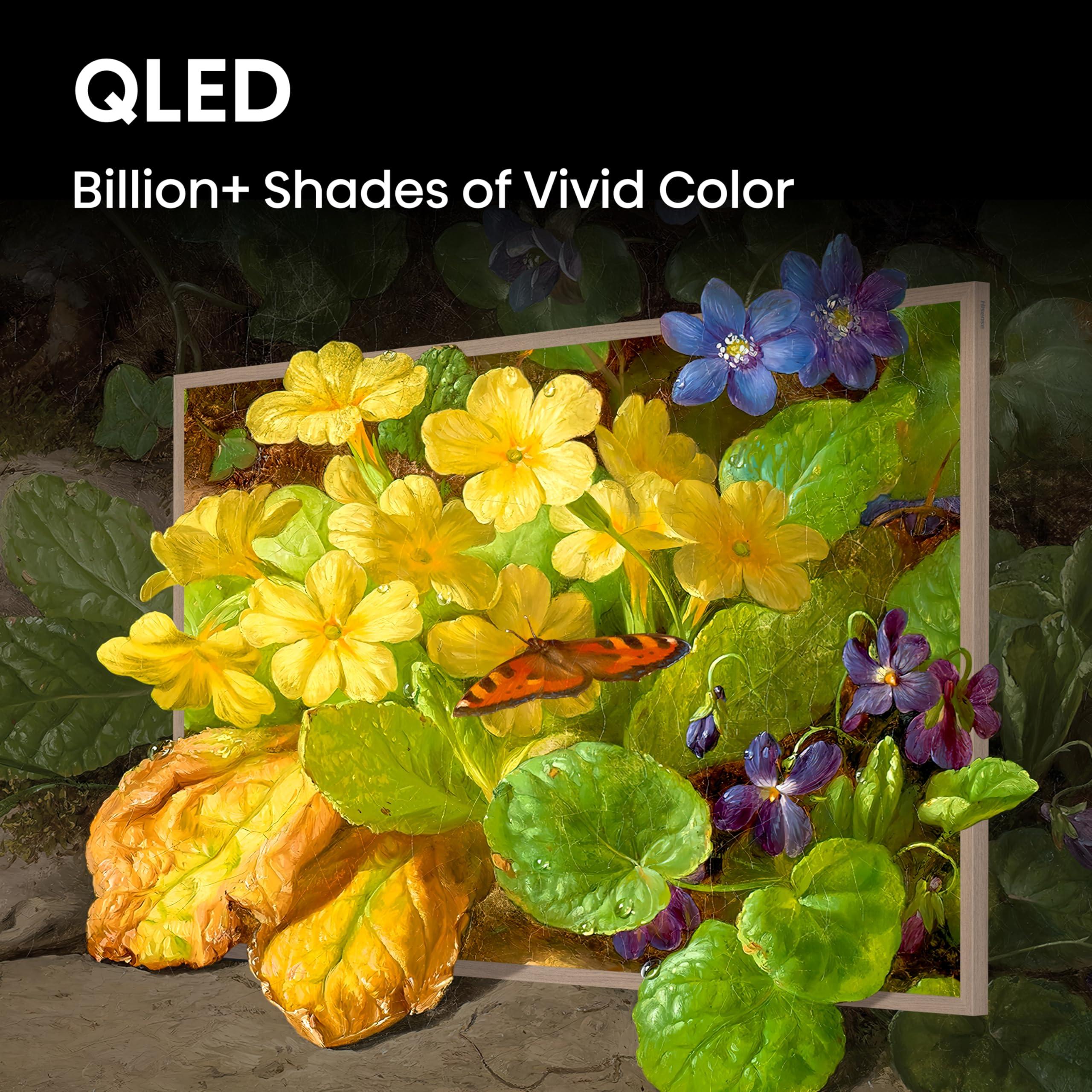 Hisense 65-Inch Class QLED 4K S7N CanvasTV™ Series Dolby Vision HDR Google Smart TV (65S7N) - 144Hz, Art Mode, Anti-Glare Panel, Hi-Matte Display, Frame & UltraSlim Wall Mount Included - Image 5