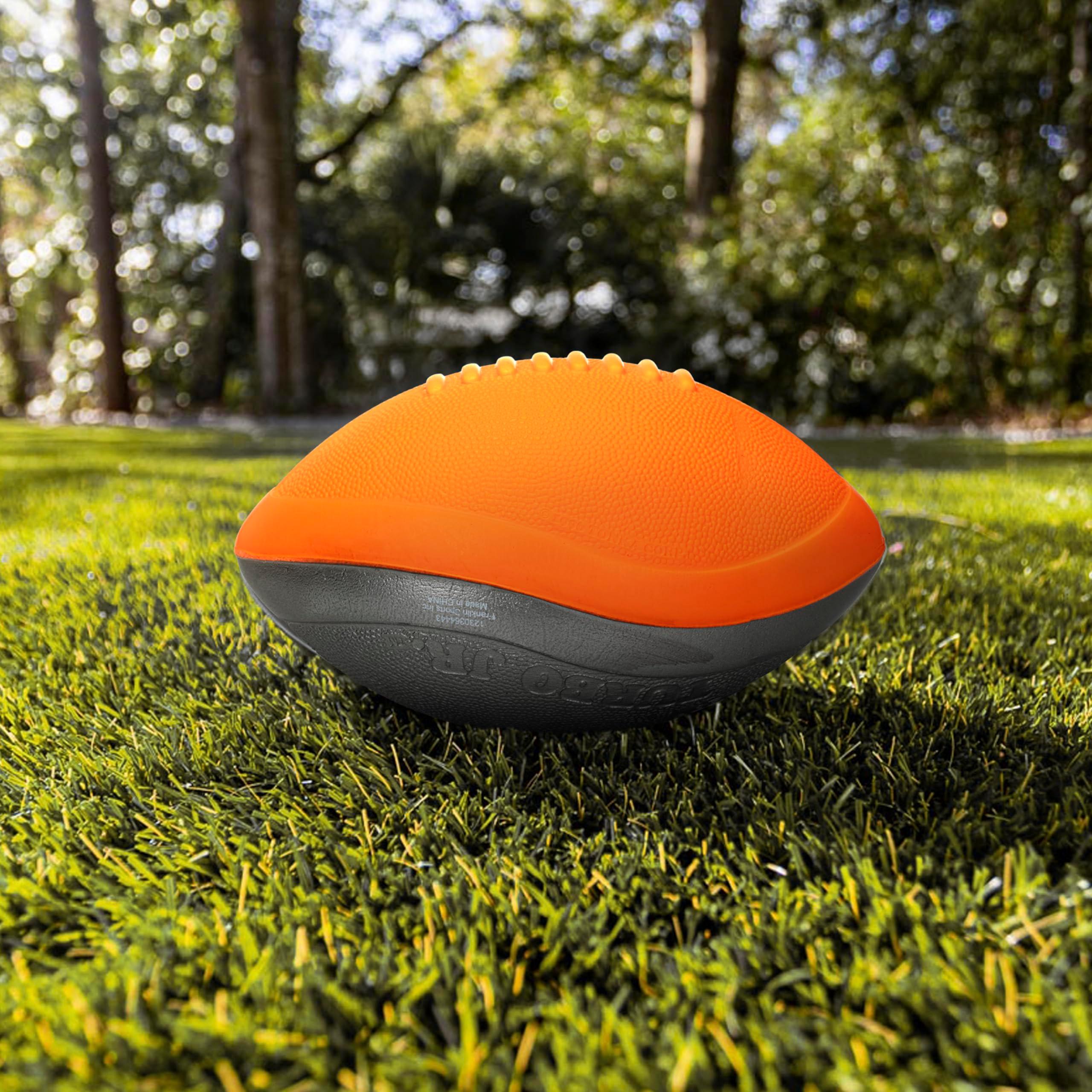 NERF Turbo Jr. Kids Foam Football - Classic Foam Football for Kids - Indoor + Outdoor Soft Foam Ball - Kids Mini Soft Foam Ball - NERF Toy Football for Kids - Easy Throw + Catch Youth Football - Image 2