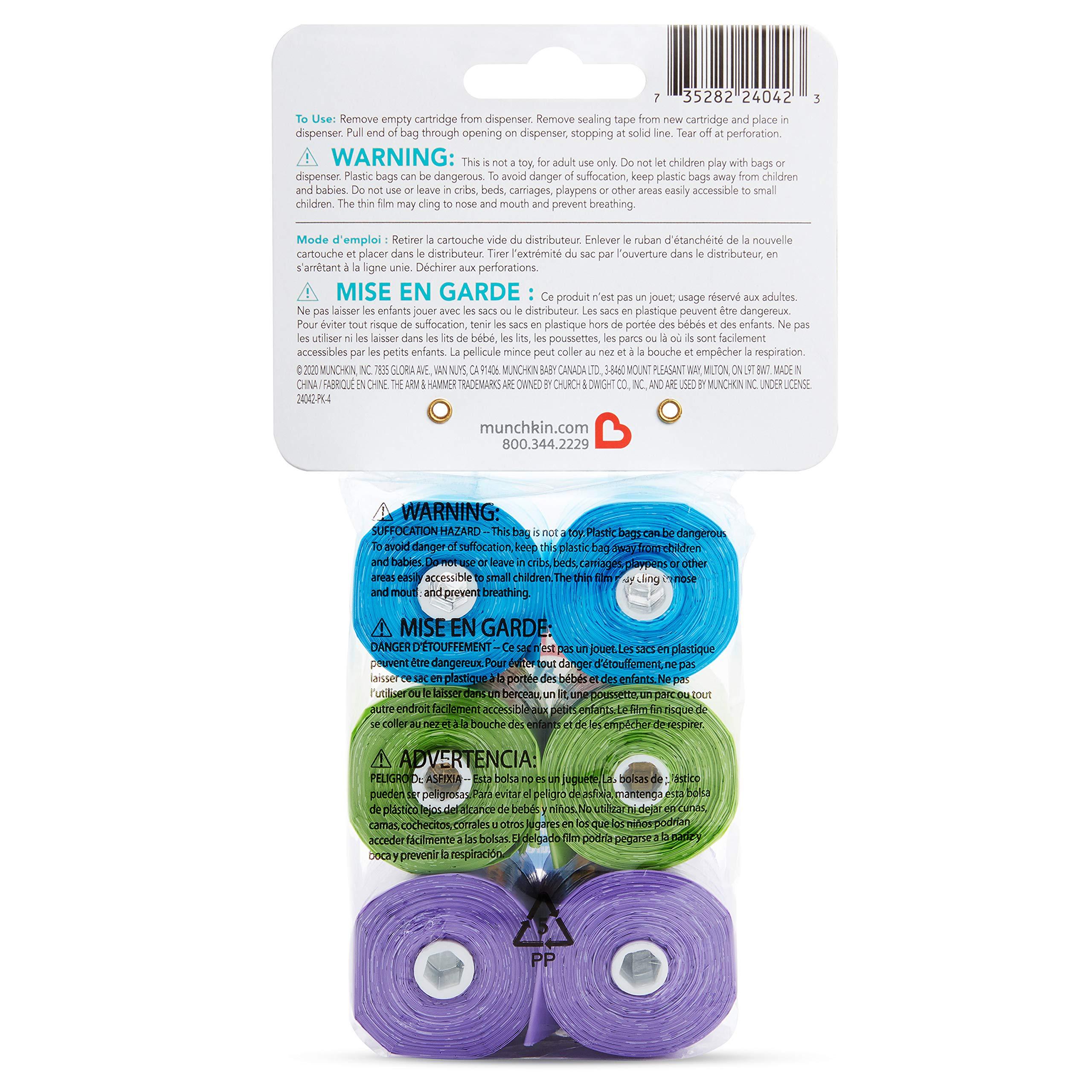 Munchkin® Arm and Hammer Diaper Bag Refills, 6 Pack, 72 Bags - Image 7