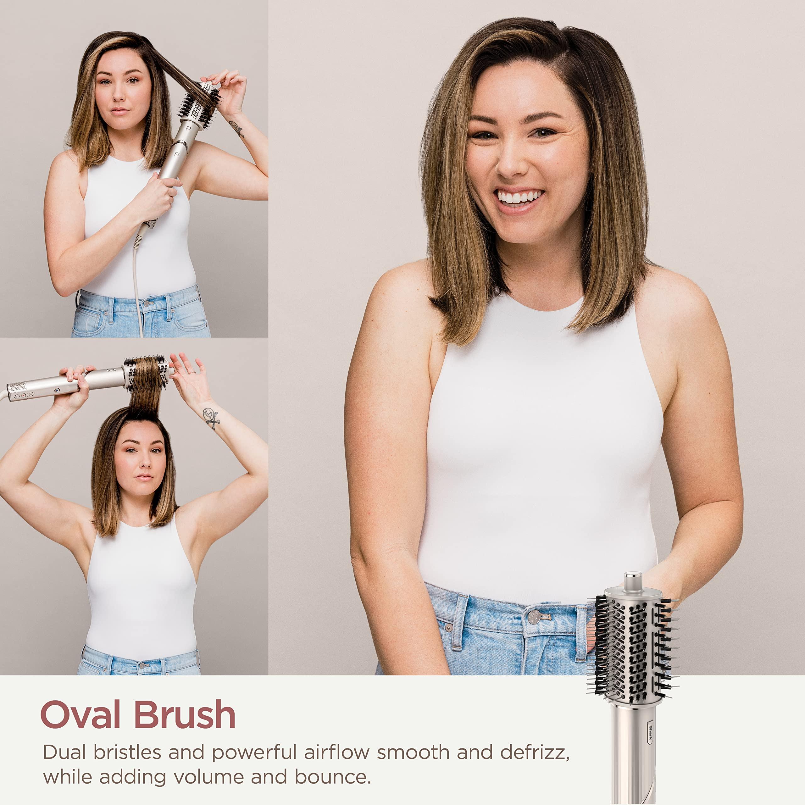 Shark HD435 FlexStyle Air Styling & Drying System, Powerful Hair Blow Dryer & Multi-Styler with Auto-Wrap Curlers, Curl-Defining Diffuser, Oval Brush, & Concentrator Attachment, Stone - Image 8