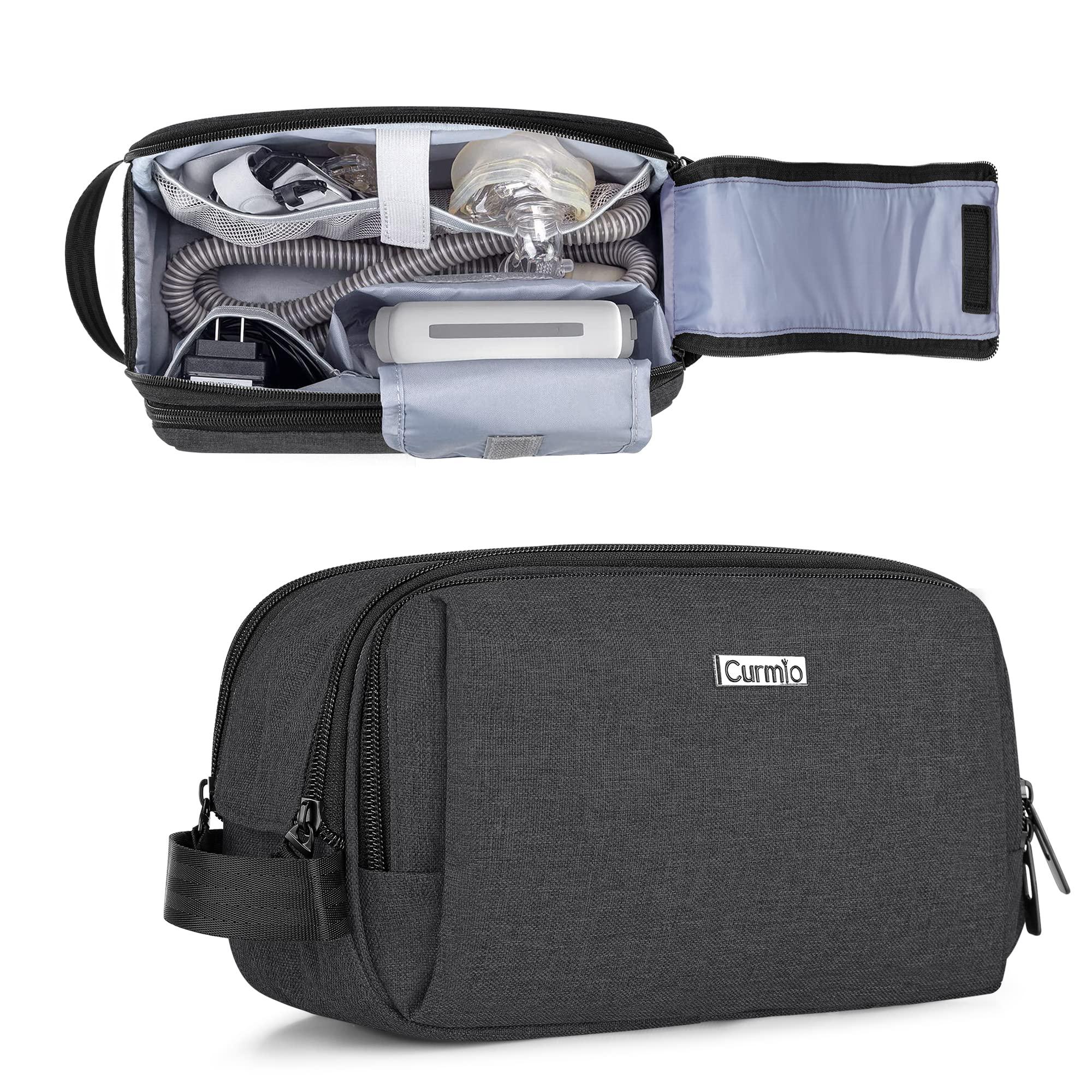 CURMIO CPAP Travel Bag Compatible with ResMed AirMini Machine, Portable CPAP Supplies Carrying Case Storage Bag