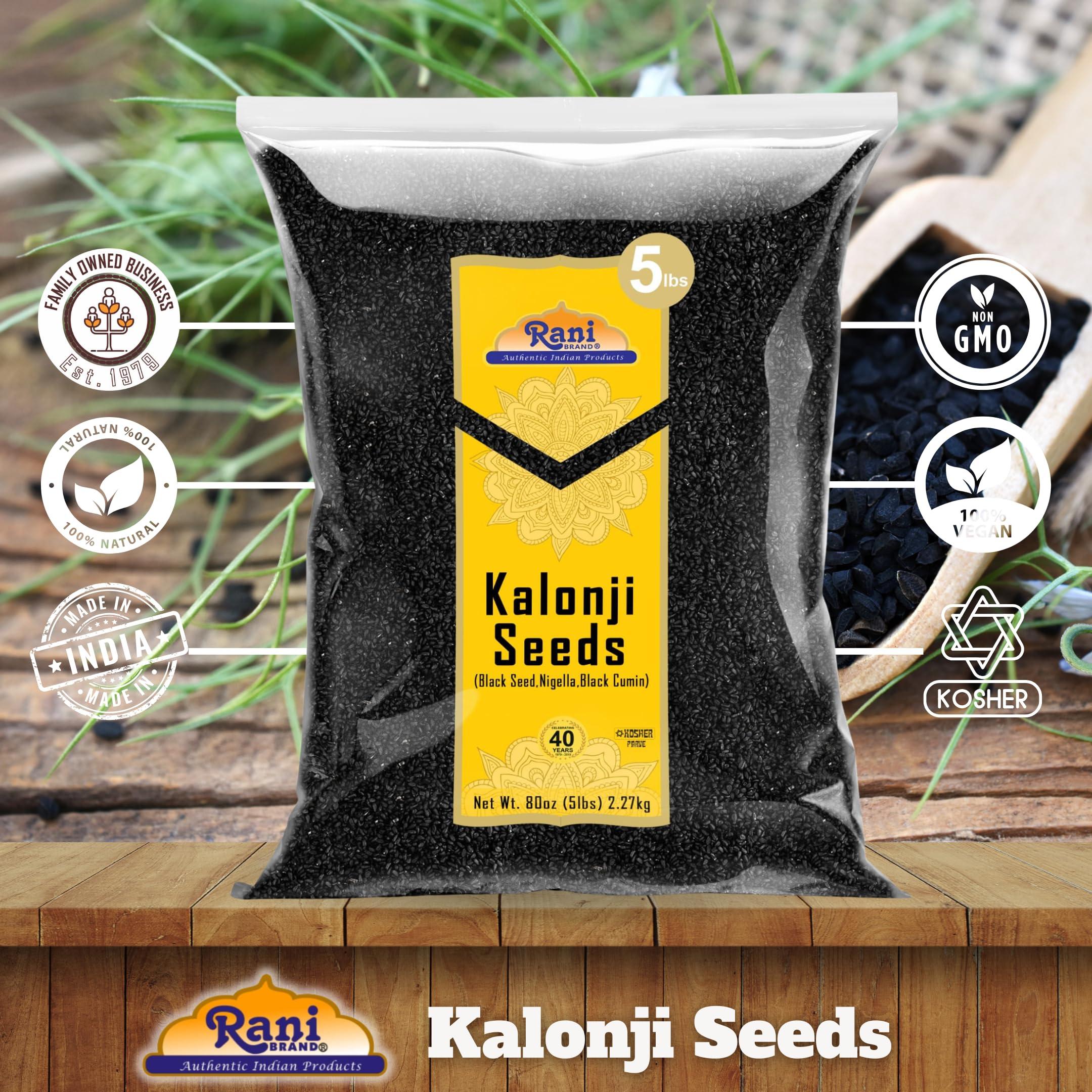 Rani Kalonji (Black Seed, Nigella Sativa, Black Cumin) Seeds 80oz (5lbs) 2.27kg Bulk ~ All Natural | Gluten Friendly | NON-GMO | Kosher | Vegan | Indian Origin - Image 5
