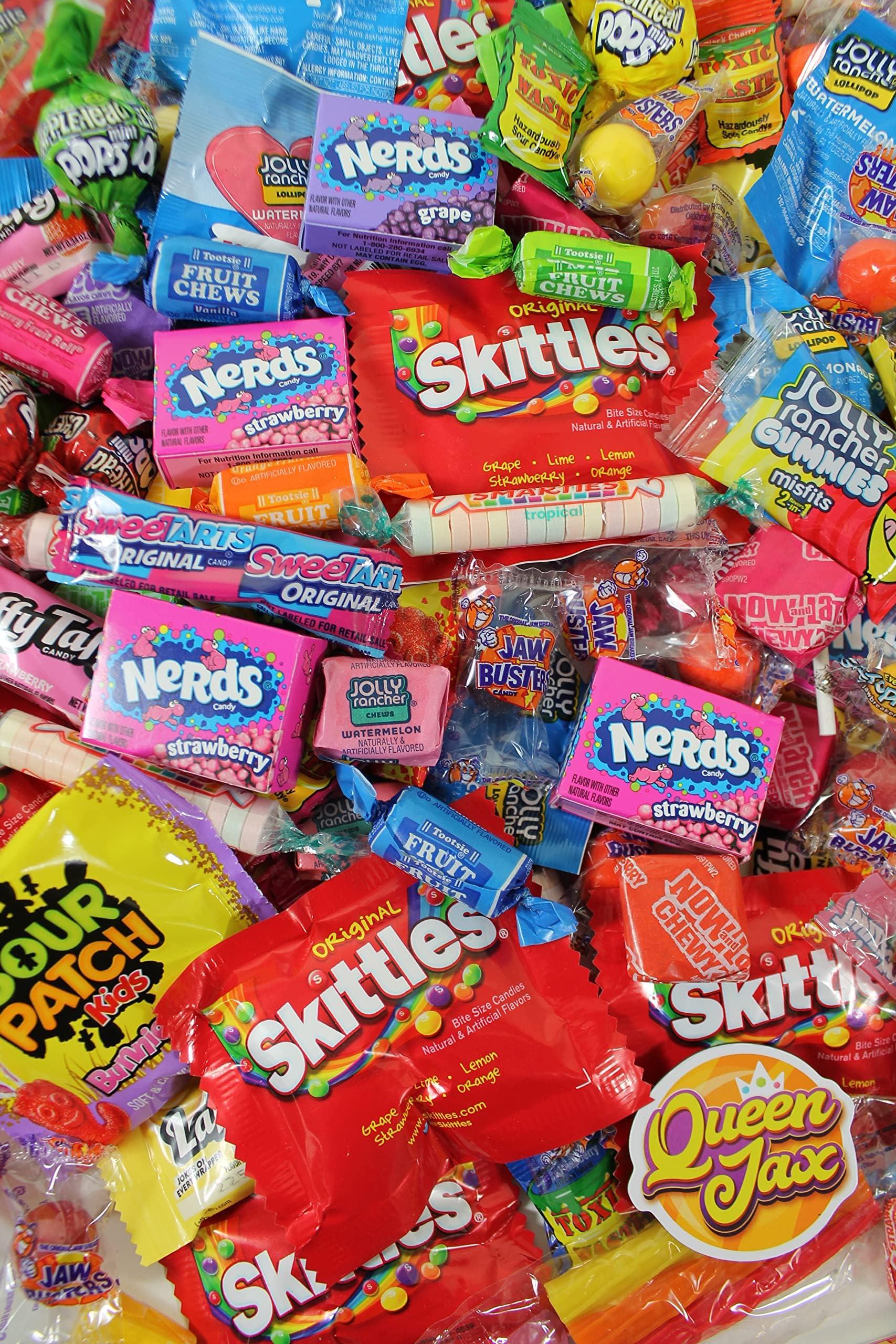 Ultimate Assorted Candy Party Mix - 2 LB Bag - Mega Variety Bulk Assortment - Individually Wrapped Candy - –Queen Jax - - Variety Pack