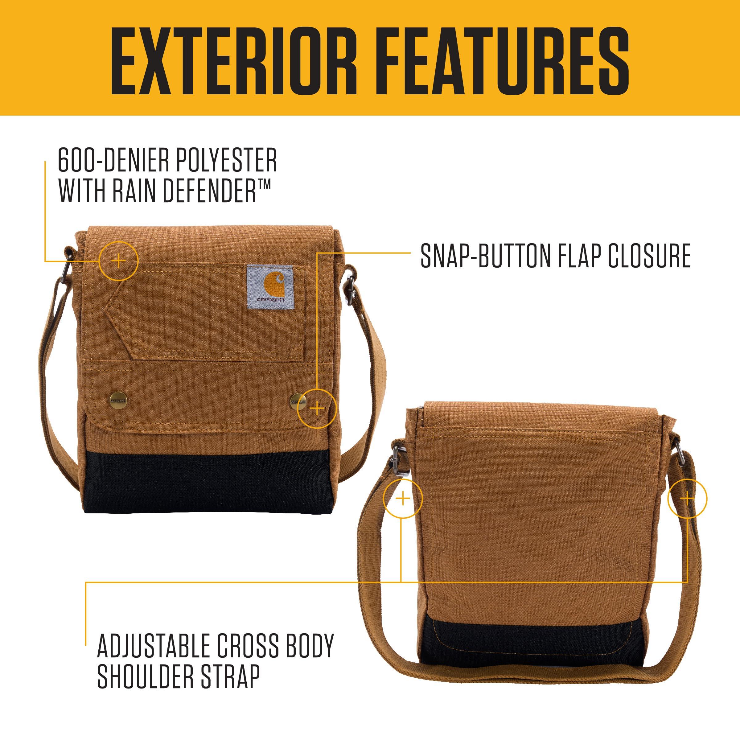 Carhartt, Durable, Adjustable Crossbody Bag With Flap Over Snap Closure - Image 2