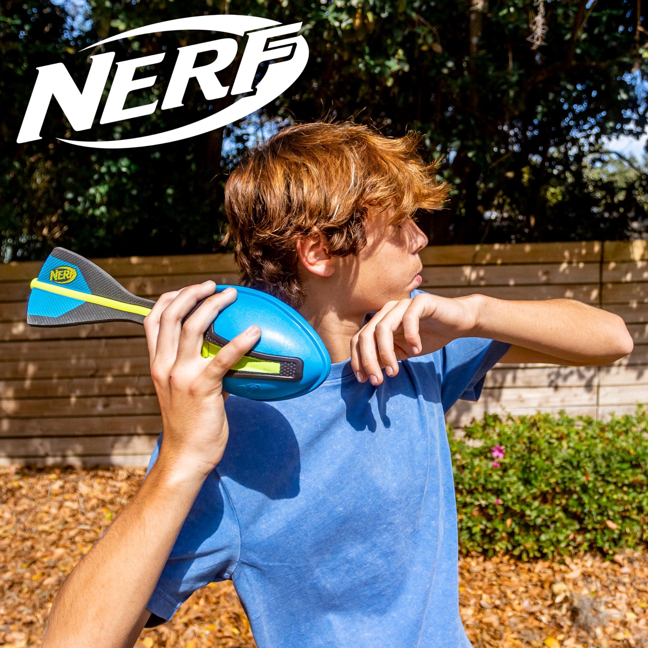 Nerf Vortex Ultra Grip Football, Designed for Easy Catching, Howling Whistle Sound, Distance-Optimizing Tail, Water-Resistant, All-Weather Play - Image 2