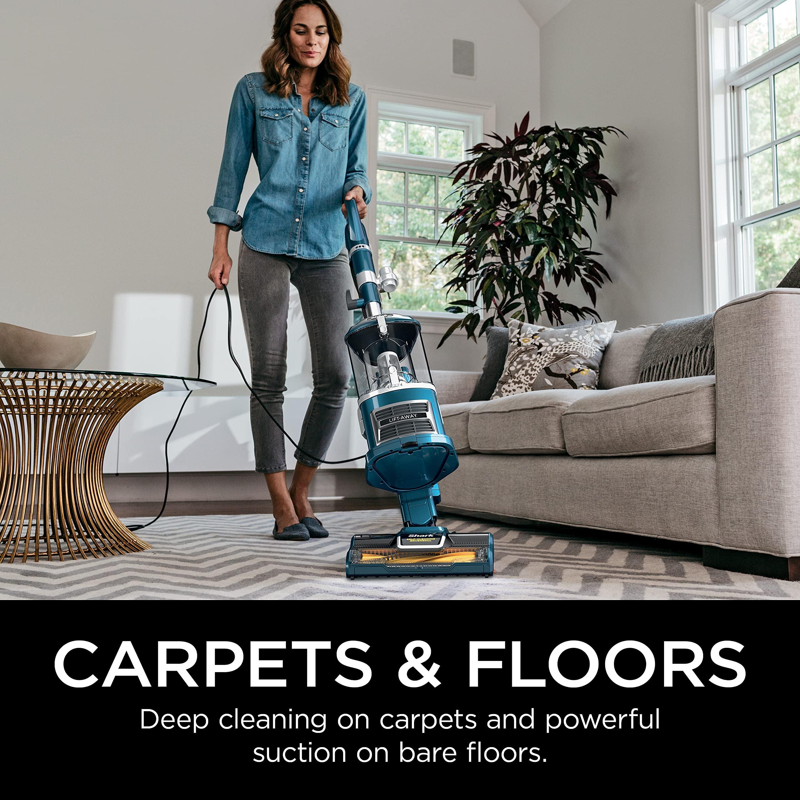 Shark Upright Vacuum, Navigator Lift-Away with Self-Cleaning Brushroll, HEPA Filter, Swivel Steering, Upholstery Tool & Pet Crevice Tool, Perfect for Pets & Multi-Surface, Teal, ZU503AMZ - Image 3