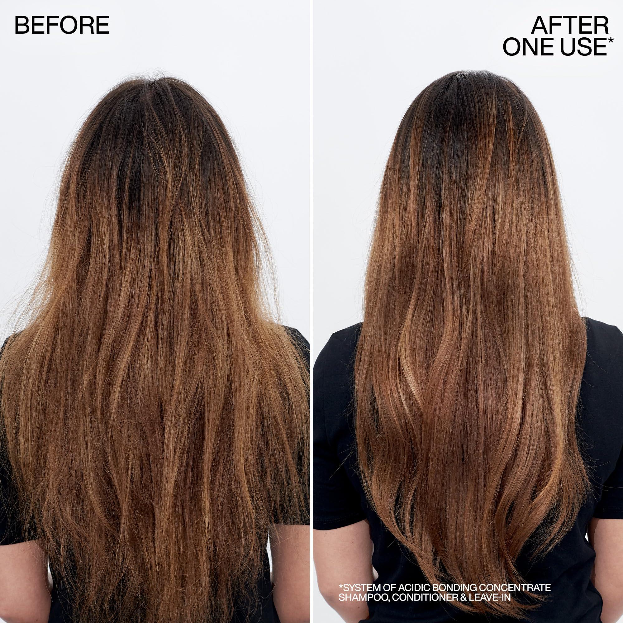 Redken Acidic Bonding Concentrate Shampoo For Damaged Hair Repair - Strengthens and Repairs Weak and Brittle Hair, Sulfate-Free, With Citric Acid - Image 6