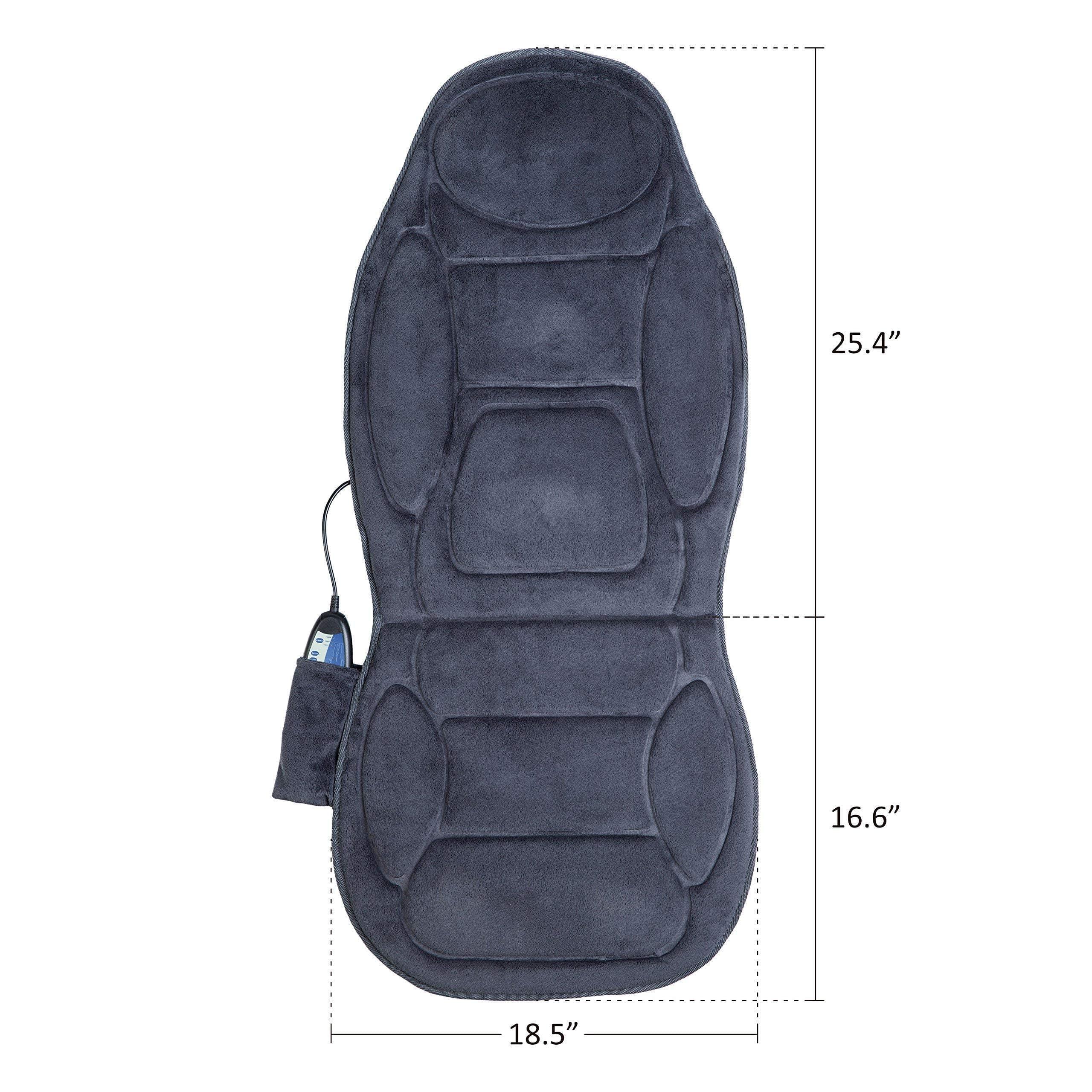 Snailax Vibration Back Massager with Heat, Massage Seat Cushion with 6 Vibrating Motors and 2 Heat Levels, Massage Chair Pad for Home Office use, Gifts for Him Her - Image 6