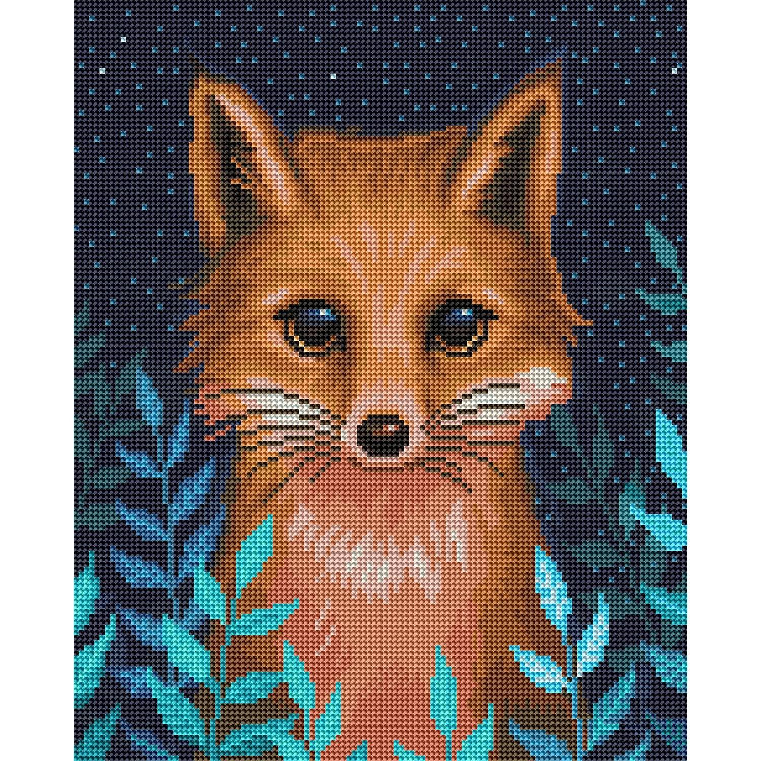 DIAMOND ART CLUB Fox Diamond Art Painting Kit, Fun Crafts for Adults and All Ages, Small Diamond Art Canvas for Beginners, 13" x 16" (32.8 x 40.6 cm) - Image 2