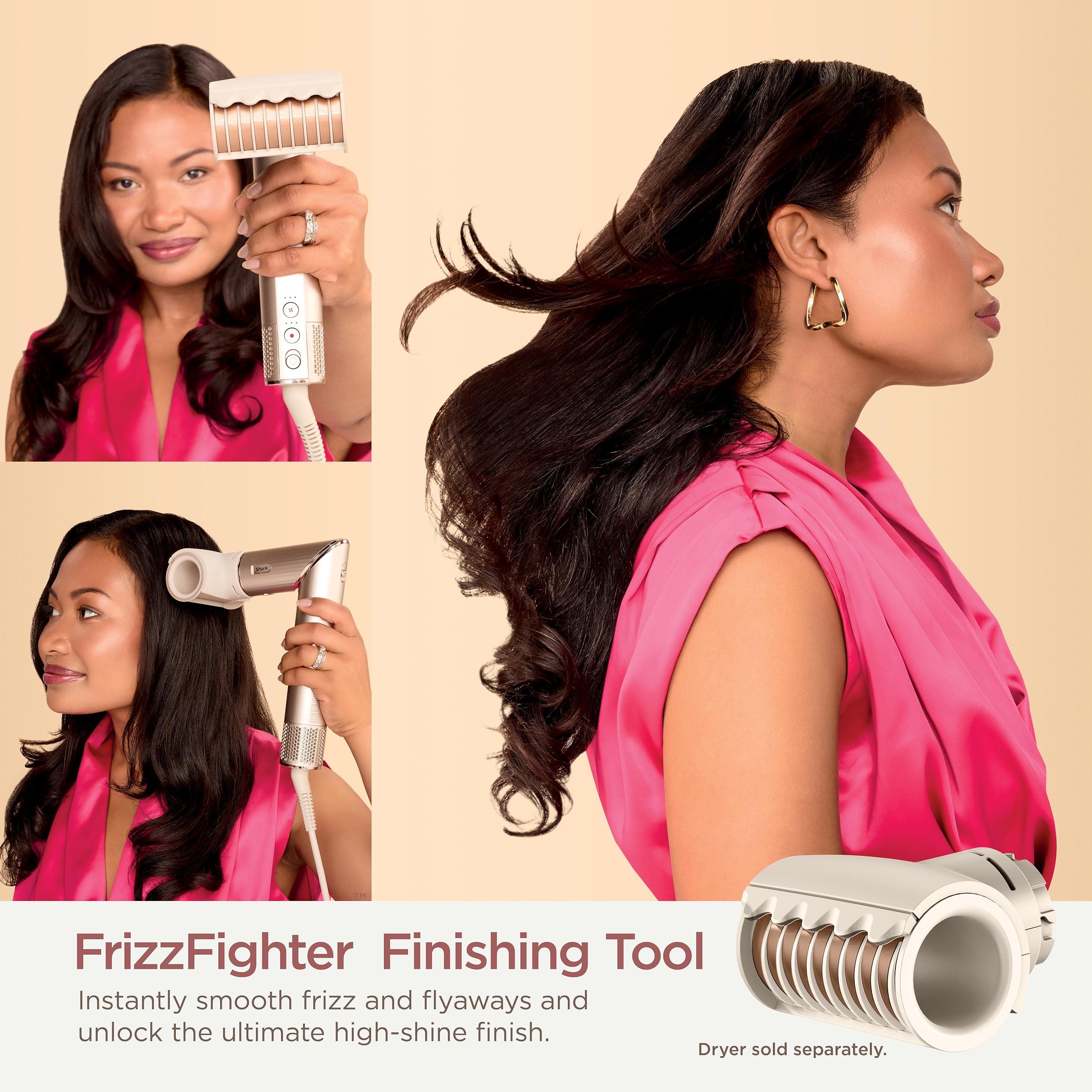 Shark XSKHD4PA FlexStyle FrizzFighter Finishing Tool, Attachment for FlexStyle Styling System, Hair Styling Tool, Smooth Flyaways, Stone​ - Image 2