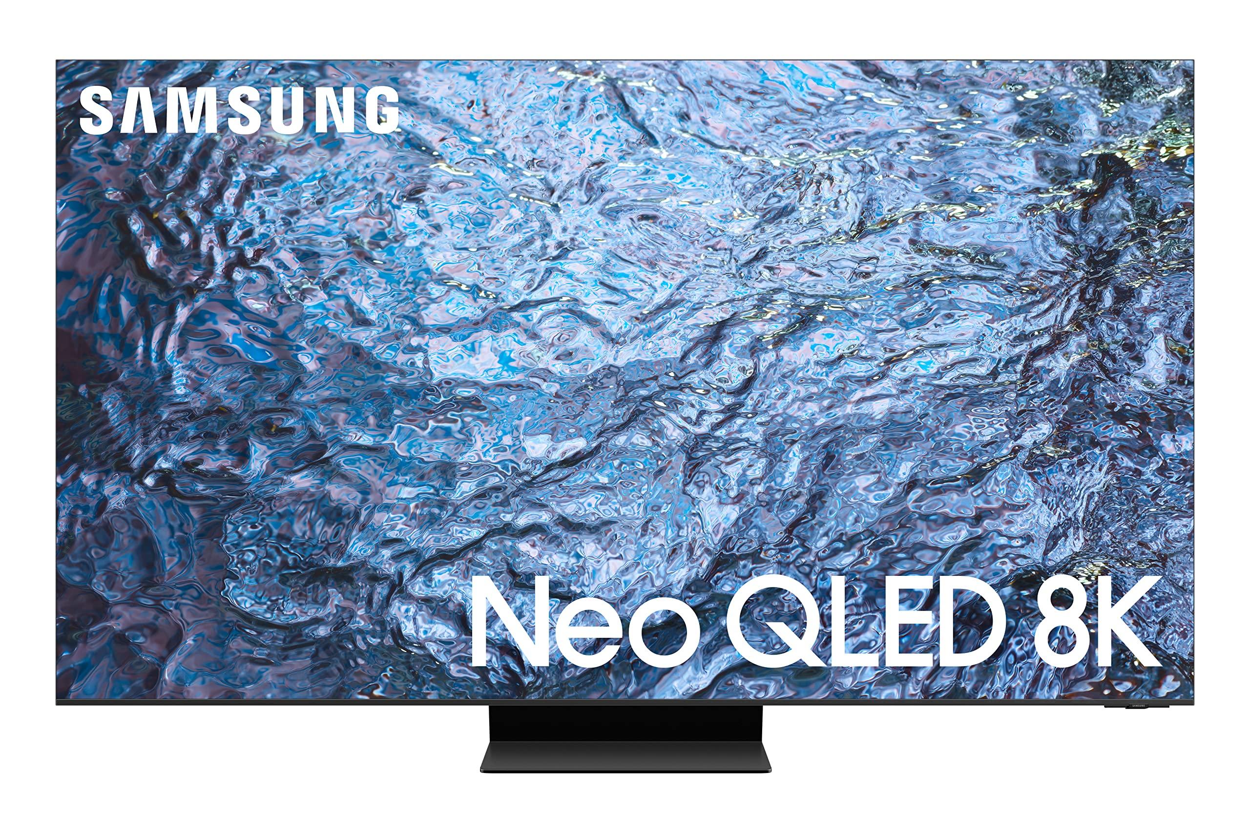 SAMSUNG 85-Inch Class Neo QLED 8K QN900C Series Mini LED Quantum HDR Smart TV with Infinity Screen, Dolby Atmos, Object Tracking Sound Pro, Alexa Built-in (QN85QN900C, 2023 Model),Titan Black