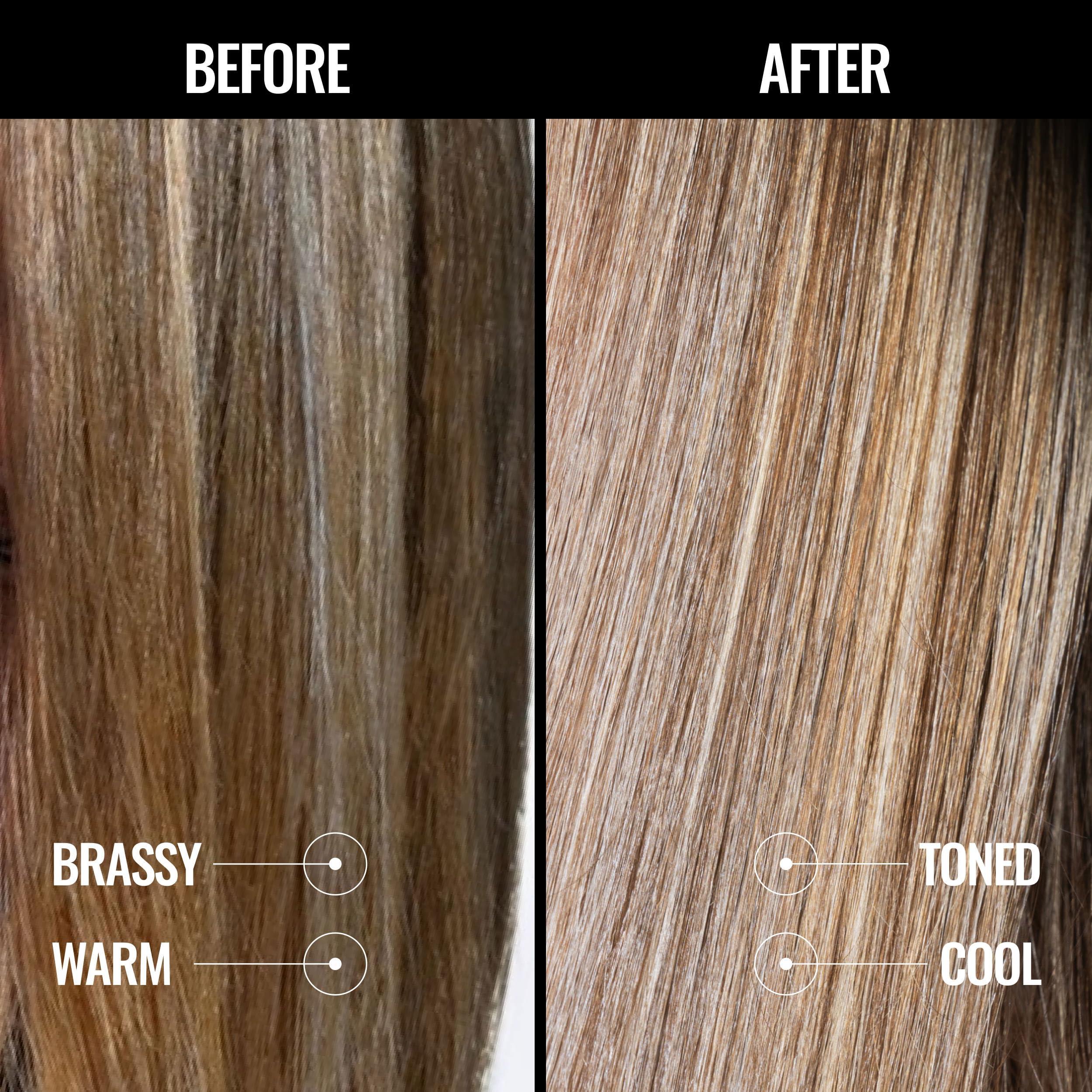 Pravana The Perfect Blonde Purple Toning Shampoo | Neutralizes Brassy, Yellow Tones | For Color Treated Hair | Chromasilk Enhances Shine & Protection | Vegan, Cruelty-Free | Paraben & Sulfate Free - Image 3