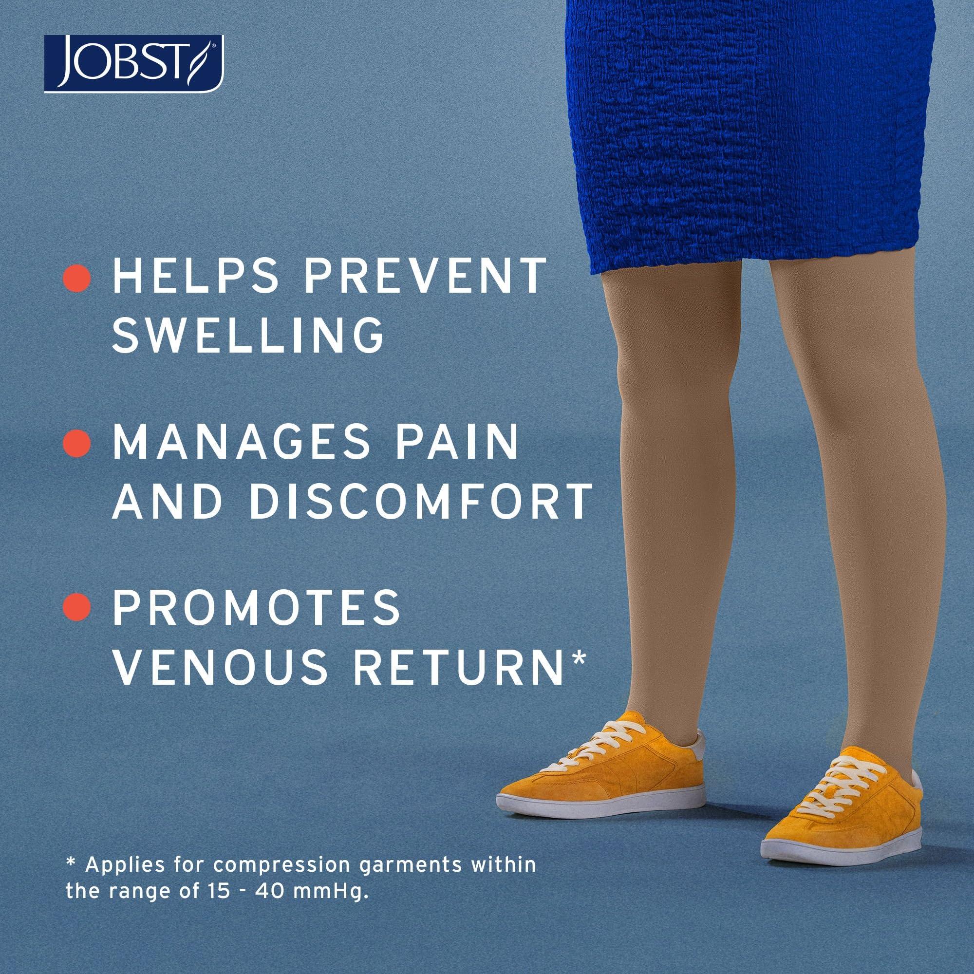 JOBST Relief 20-30 mmHg Compression Stockings, Knee High, Closed Toe | Compression Socks for Women/ Men for Tired, Aching or Swollen Legs - Image 4