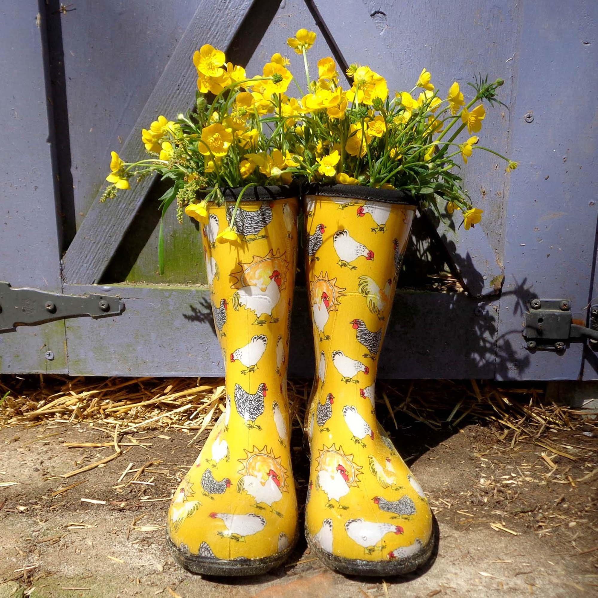 Sloggers Waterproof Garden Rain Boots for Women - Cute Mid-Calf Mud & Muck Boots with Premium Comfort Support Insole - Image 2