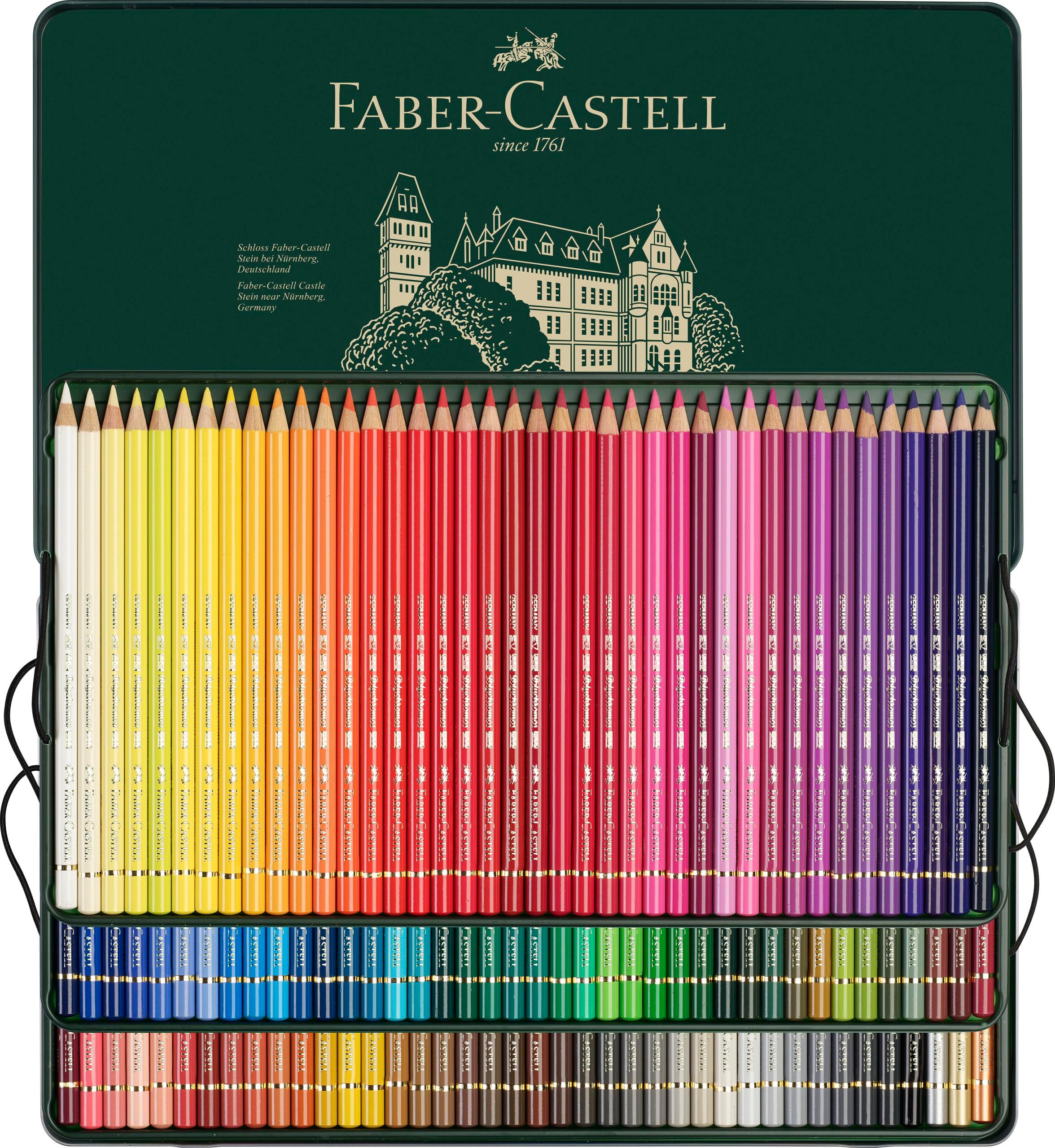 Faber-Castell Polychromos Artists' Color Pencils - Tin of 120 Colors - Premium Quality Artist Pencils - Image 5