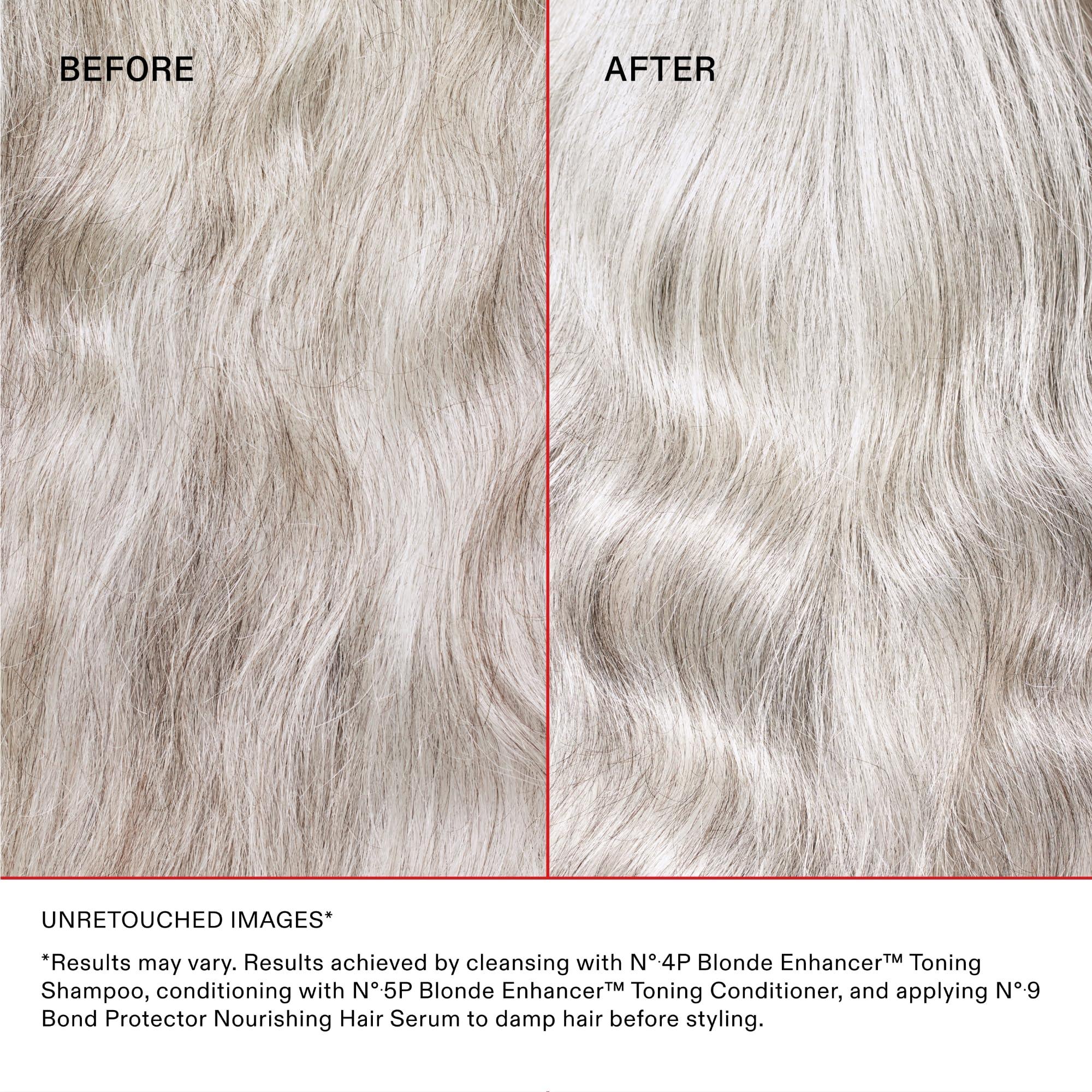 Olaplex No. 5P Blonde Enhancer Purple Toning Conditioner, Repairs, Hydrates, & Brightens All Blonde, Lightened, & Grey Hair, 8.5 fl oz - Image 5