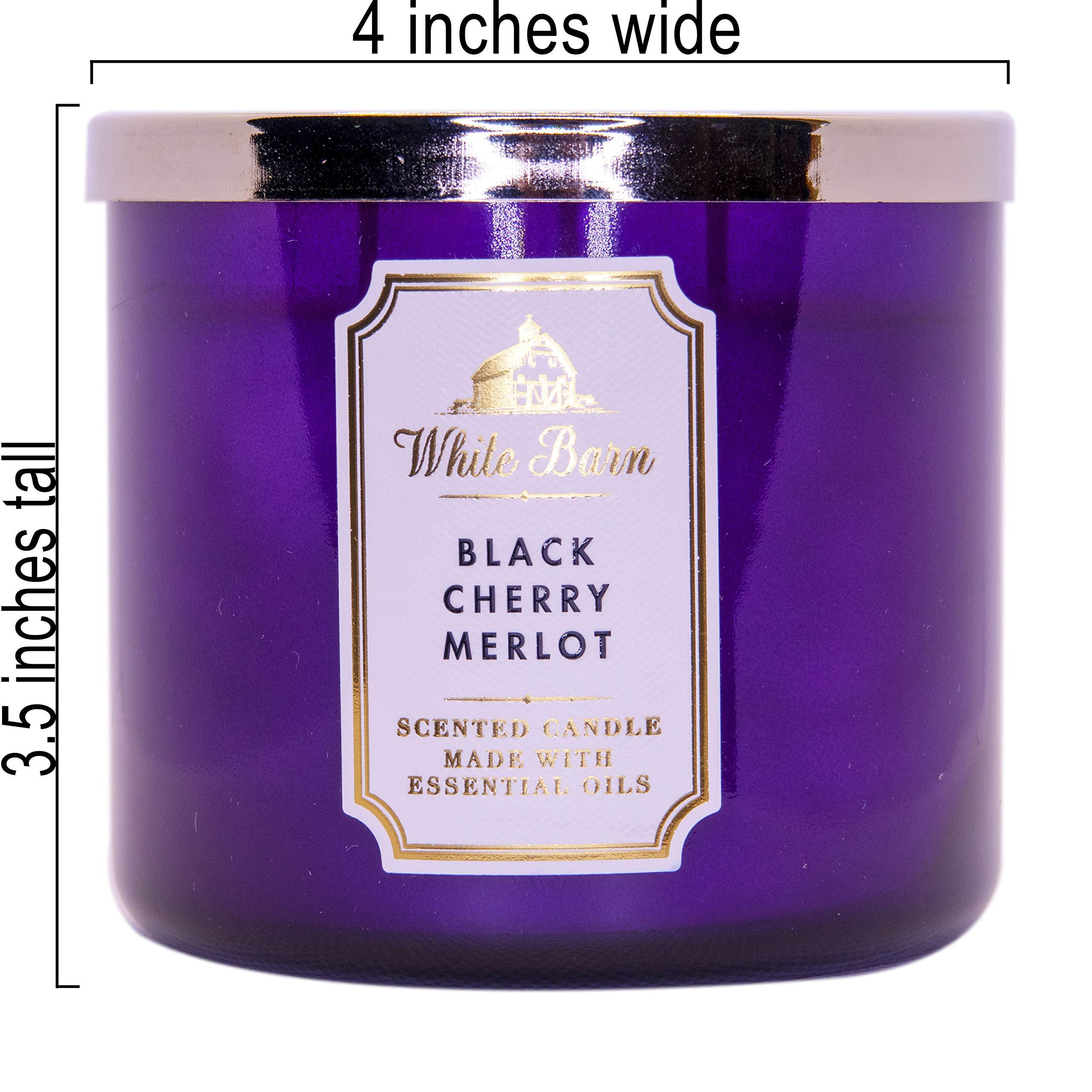 Bath and Body Works Black Cherry Merlot Scented Candle - Image 4