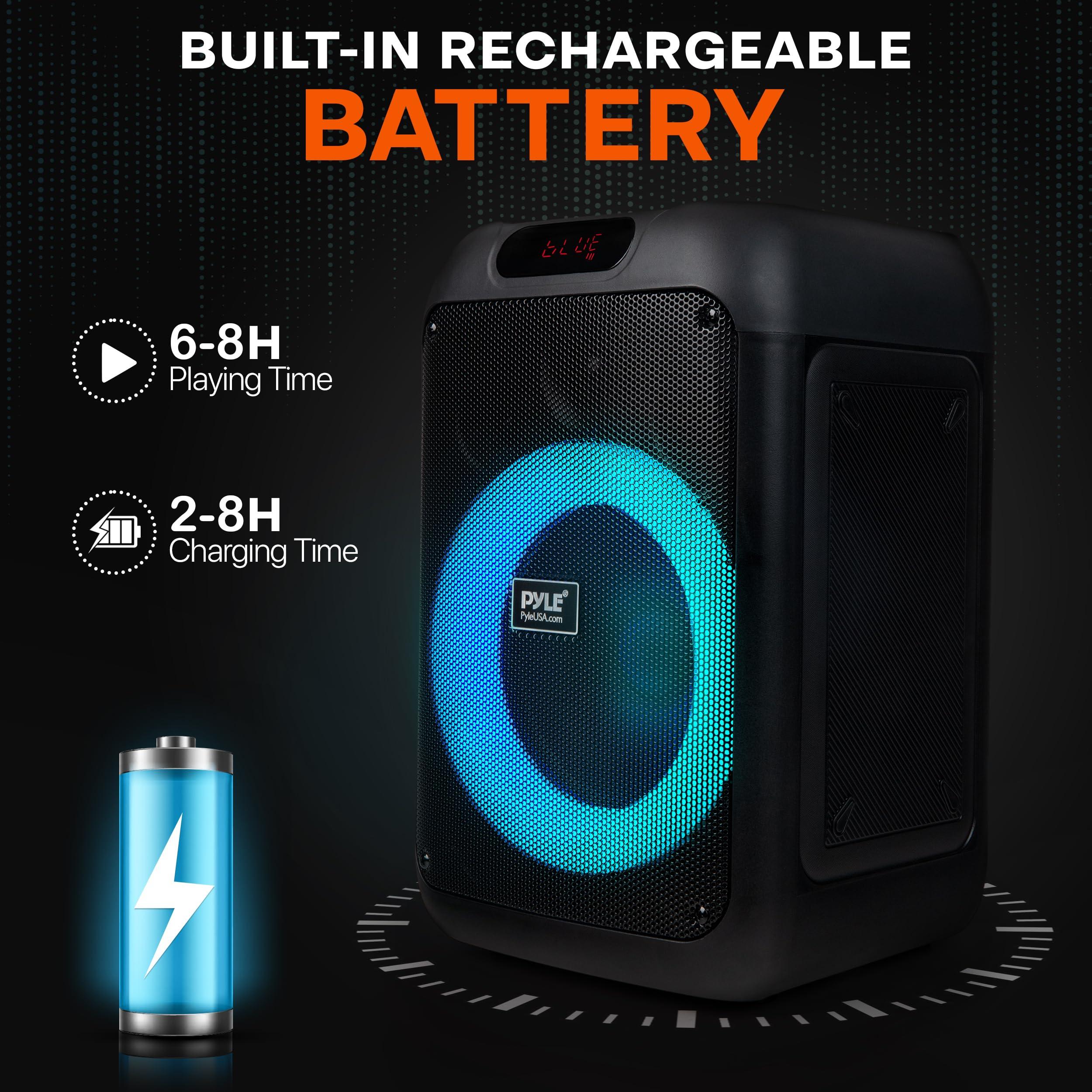 Pyle Audio Bluetooth Party Speaker - True Wireless Stereo System - Enjoy Powerful Bass and Clear Treble - Portable Big Speaker - Model PPHP8496-100W - Image 2