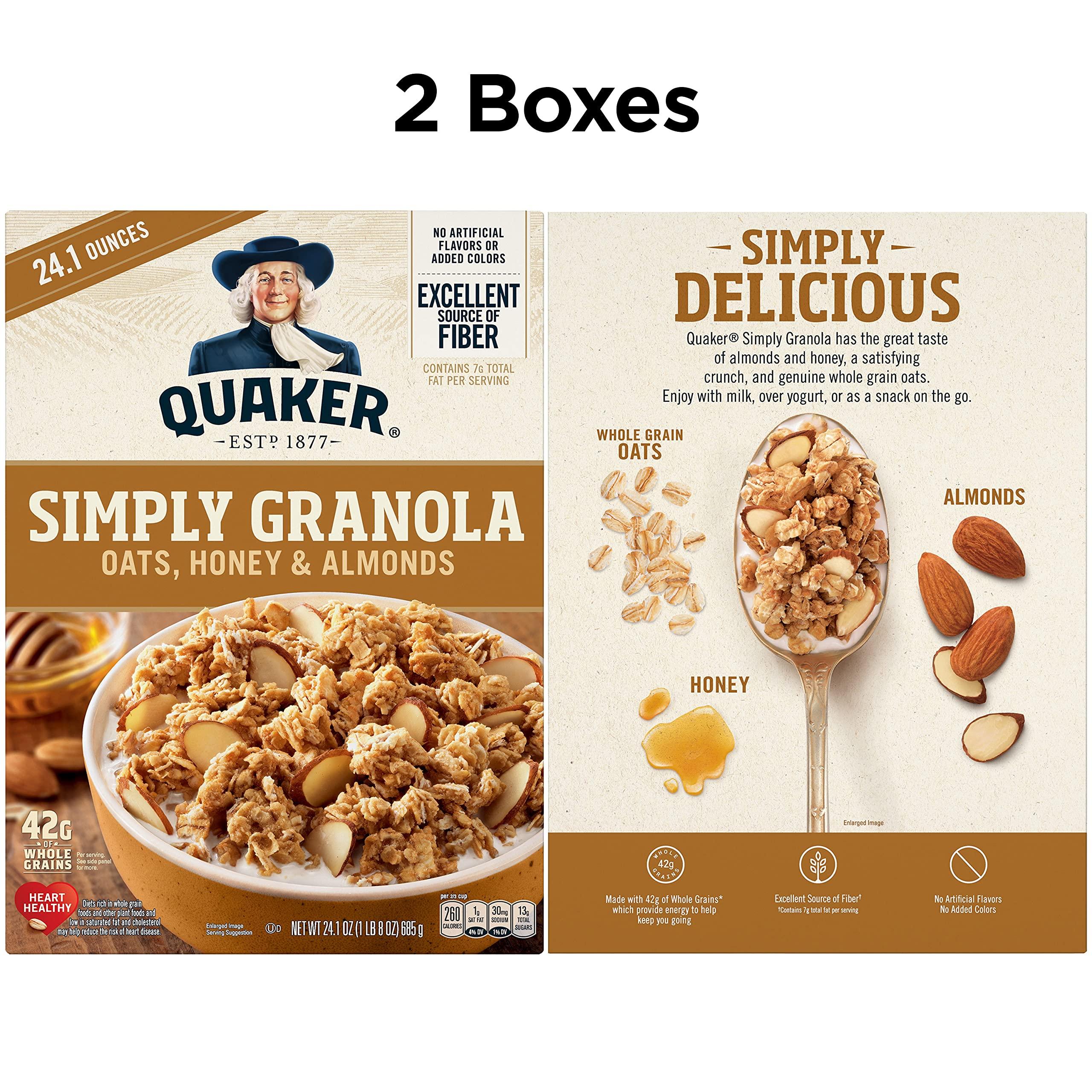 Quaker Simply Granola Honey & Almond, (Pack of 2) - Image 2