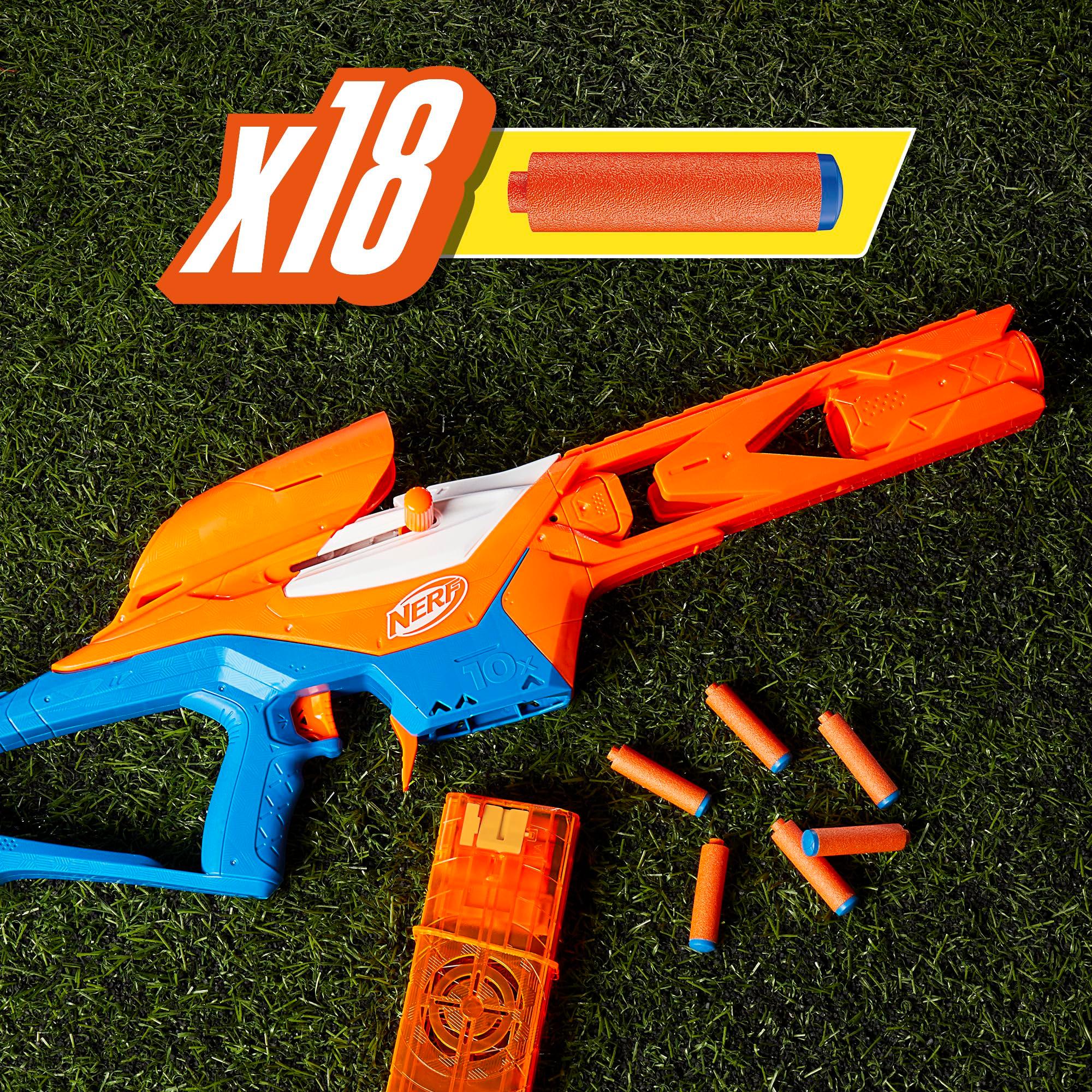 Nerf N Series Pinpoint Dart Blaster, 18 N1 Darts Compatible Only N Series Blasters, 10-Dart Clip, Blaster Gifts for Kids - Image 6