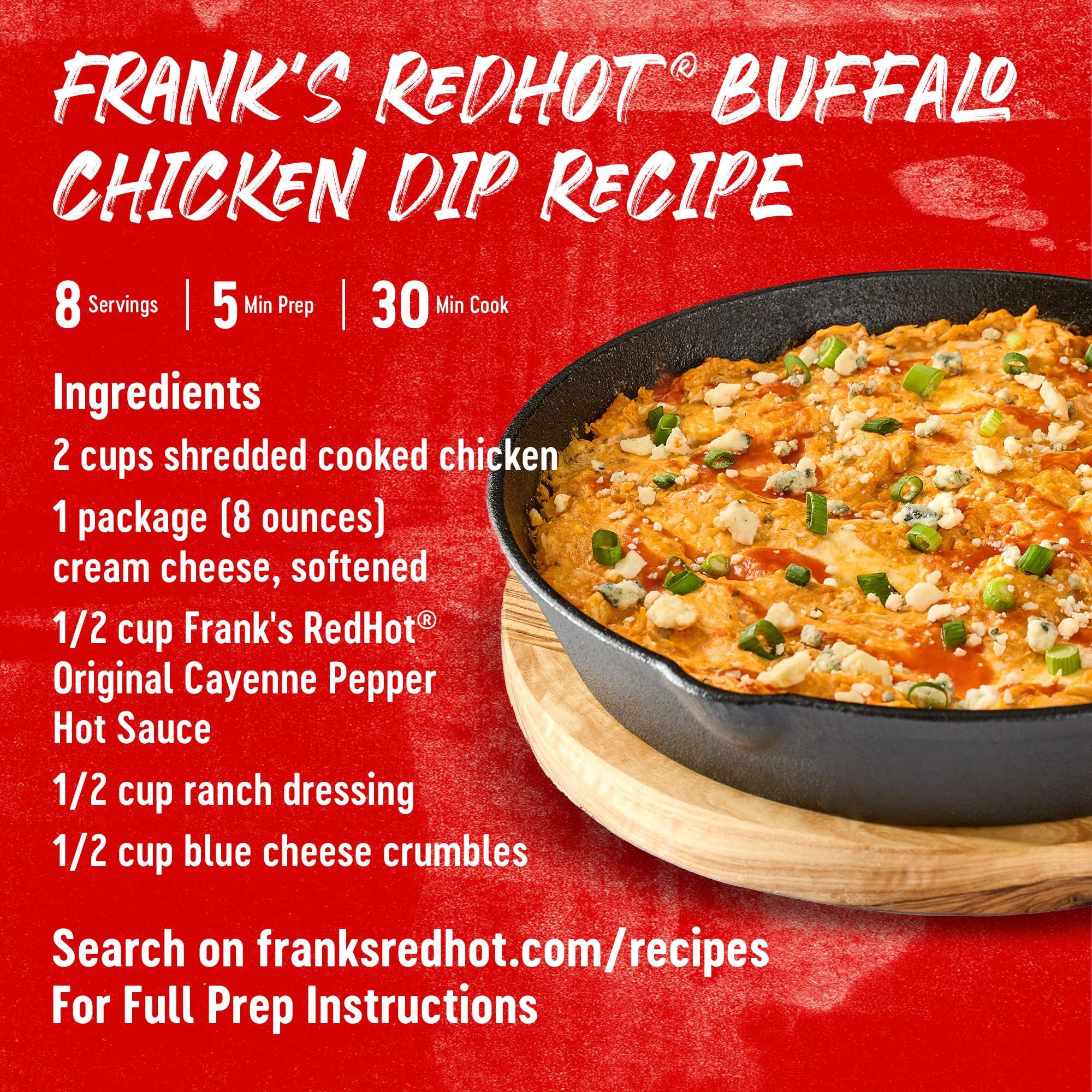 Frank's RedHot Original Cayenne Pepper Hot Wing Sauce, 23 fl oz - Image 9