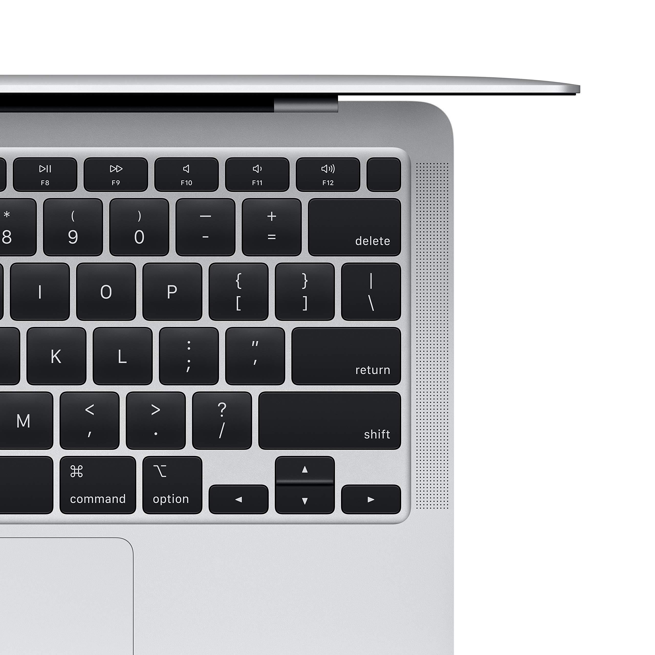 Late 2020 Apple MacBook Air M1 Chip (13 inch, 8GB RAM, 256GB SSD) Silver (Renewed Premium) - Image 3