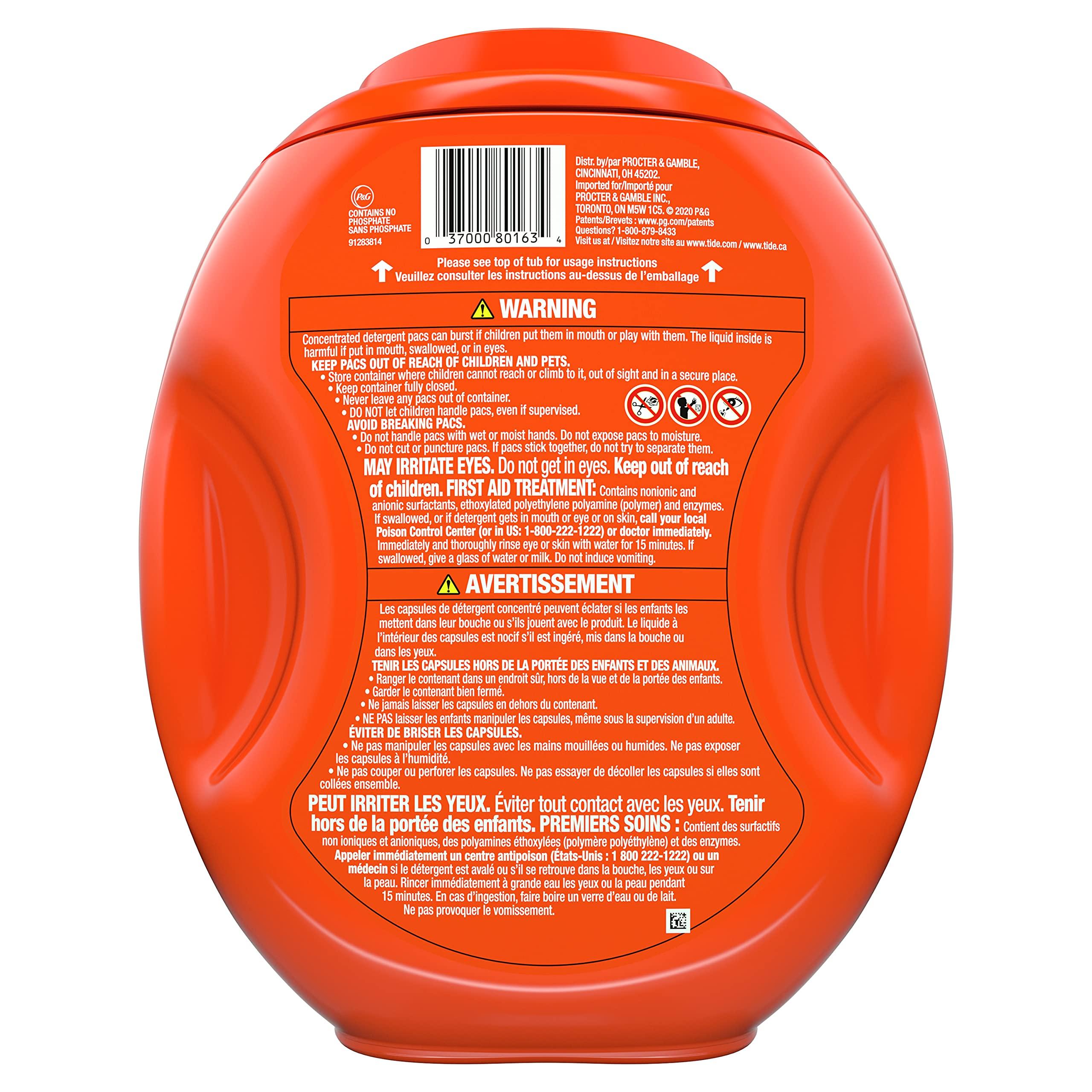 Tide PODS Laundry Detergent Soap PODS, High Efficiency (HE), Spring Meadow Scent, 96 Count - Image 3