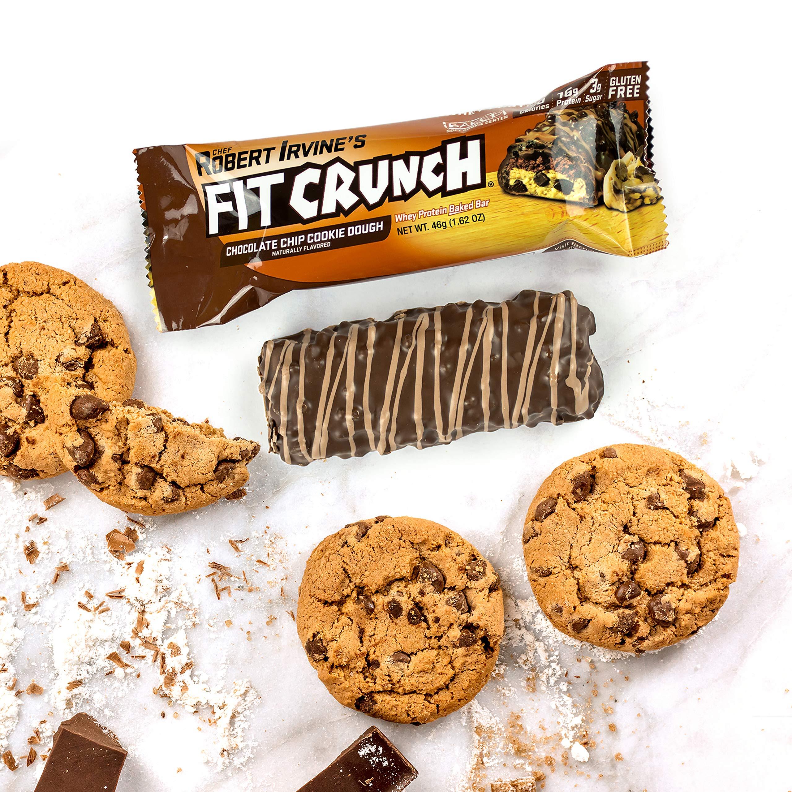 FITCRUNCH Snack Size Protein Bars, World’s Only 6-Layer Baked Bar, Just 3g of Sugar & Soft Cake Core (6 Bars, Chocolate Chip Cookie Dough) - Image 6