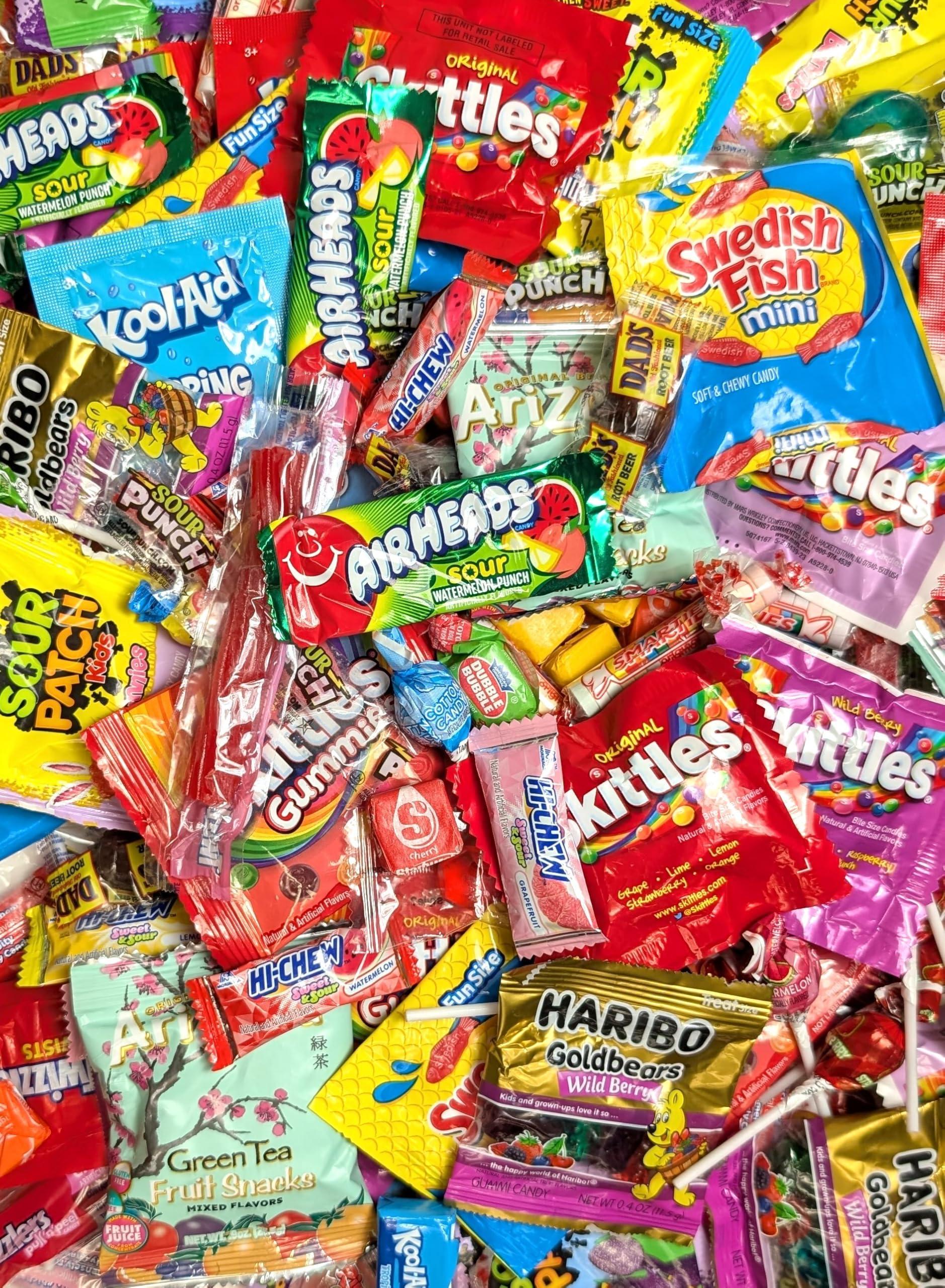 Ultimate Assorted Candy Party Mix - 2 LB Bag - Mega Variety Bulk Assortment - Individually Wrapped Candy - –Queen Jax - - Variety Pack