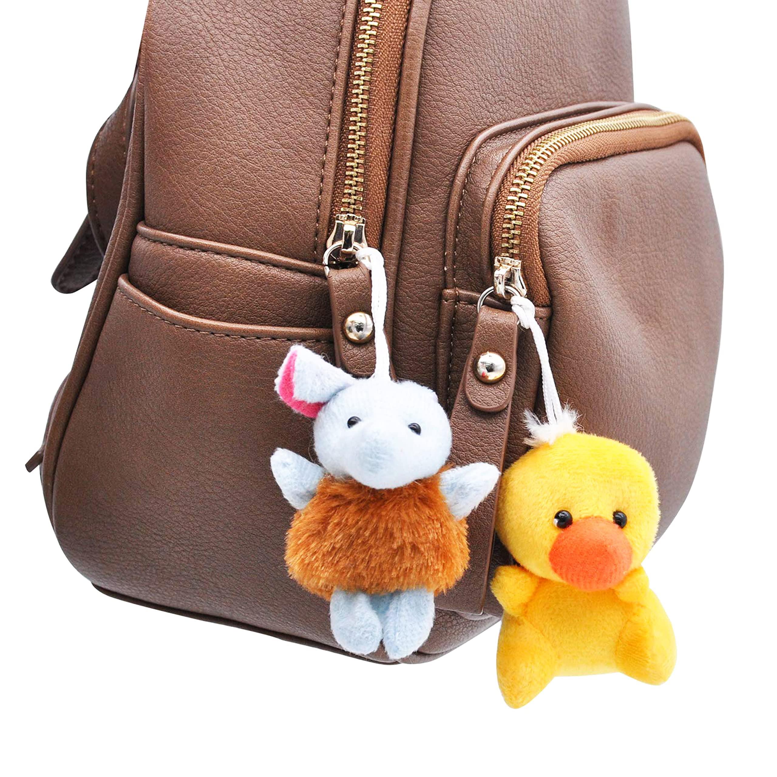 JOYIN 24 Pack Mini Animal Plush Toy Assortment (24 Units 3" Each), Animals Keychain Decoration for Kids, Small Stuffed Animal Bulk for Kids, Carnival Prizes, School Gifts, Valentine's Day Party Favors - Image 5