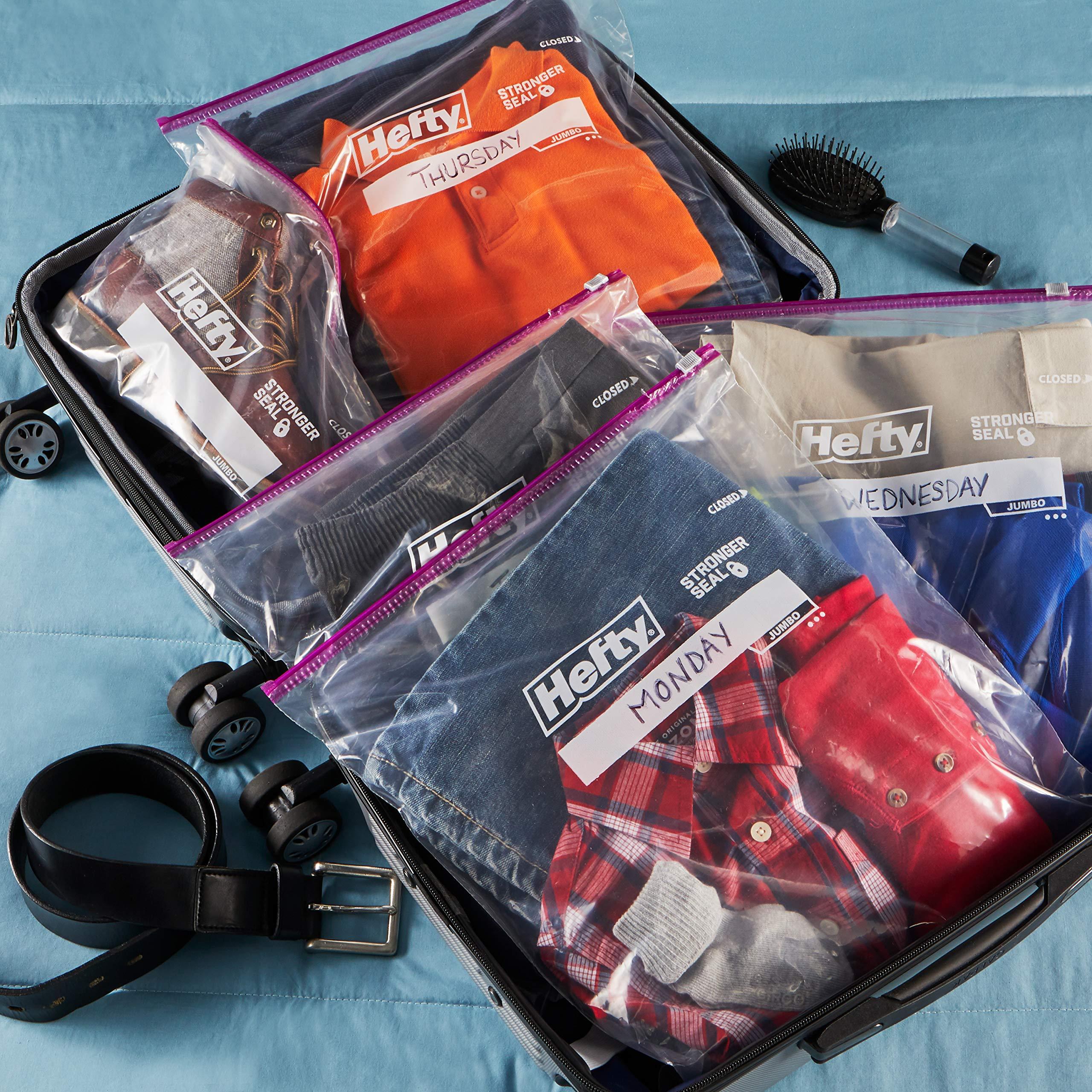 Hefty Slider Jumbo Storage Bags, 2.5 Gallon Size, 12 Count - Image 5
