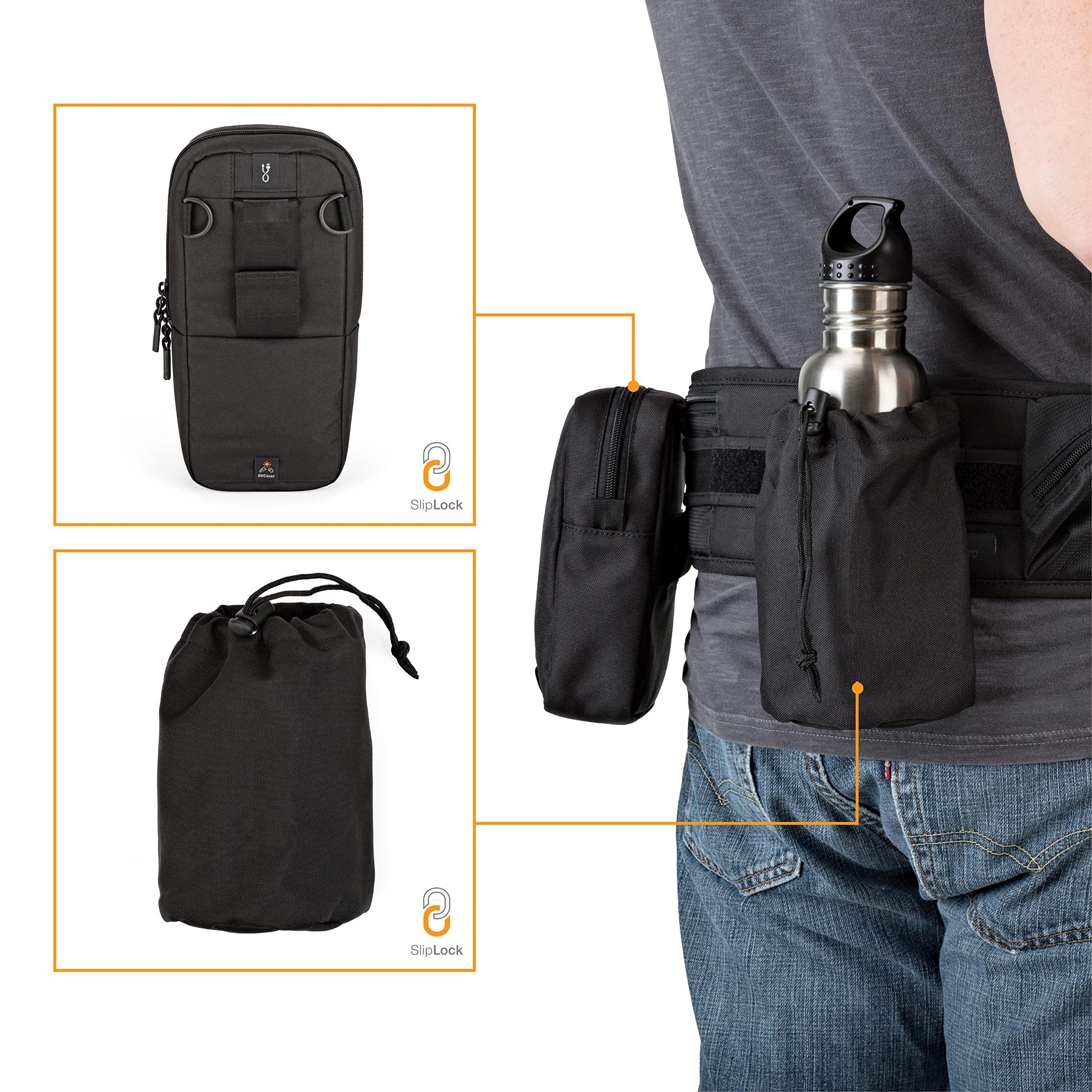 Lowepro ProTactic 450 AW II Black Pro Modular Backpack with Recycled Material, Camera Bag for Professional Use, for Laptop Up to 15", Backpack for Professional Cameras and Drones, LP37177-GRL, Black - Image 5