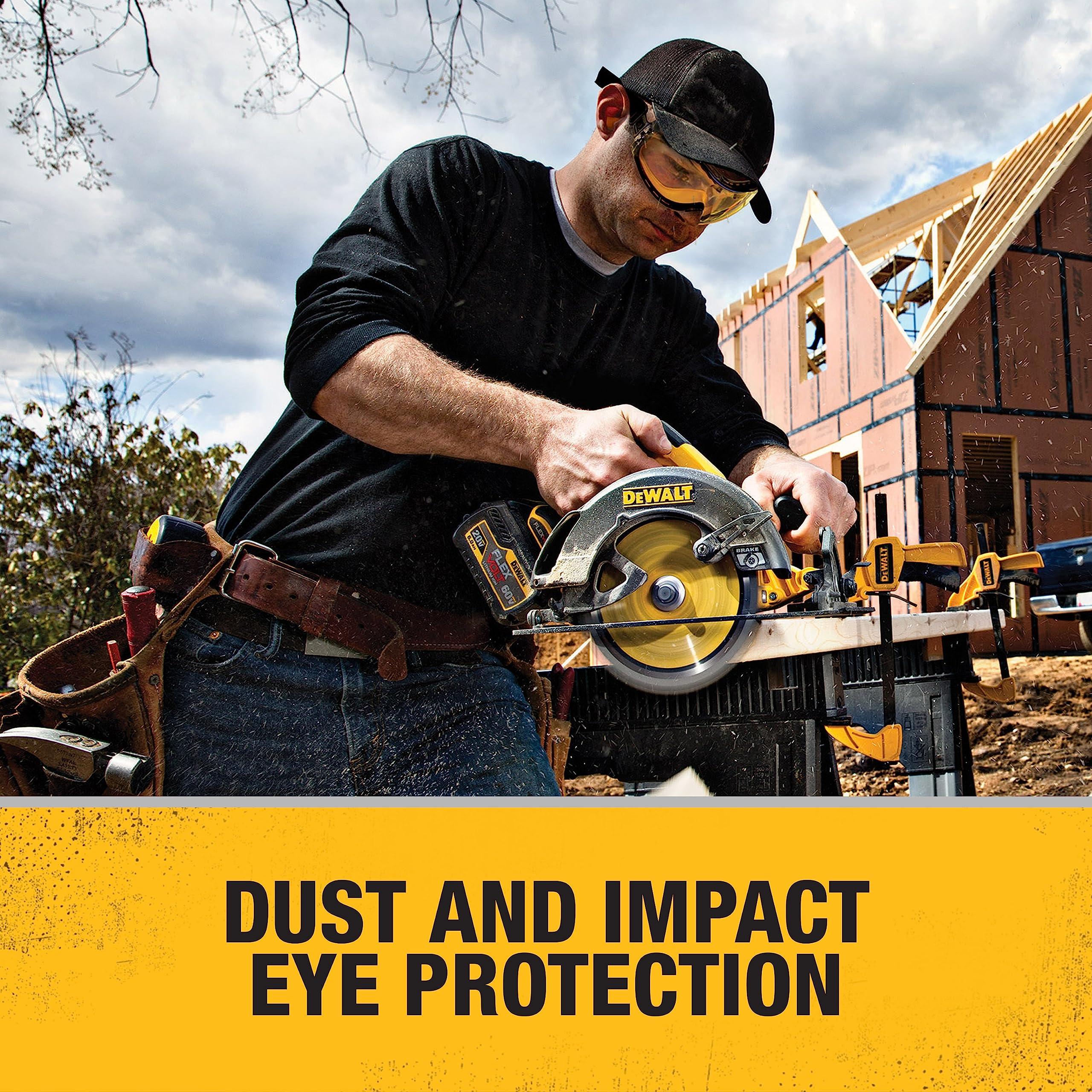 Dewalt DPG82 Concealer Anti-Fog Dual Mold Safety Goggle - 1 Pair - Image 6