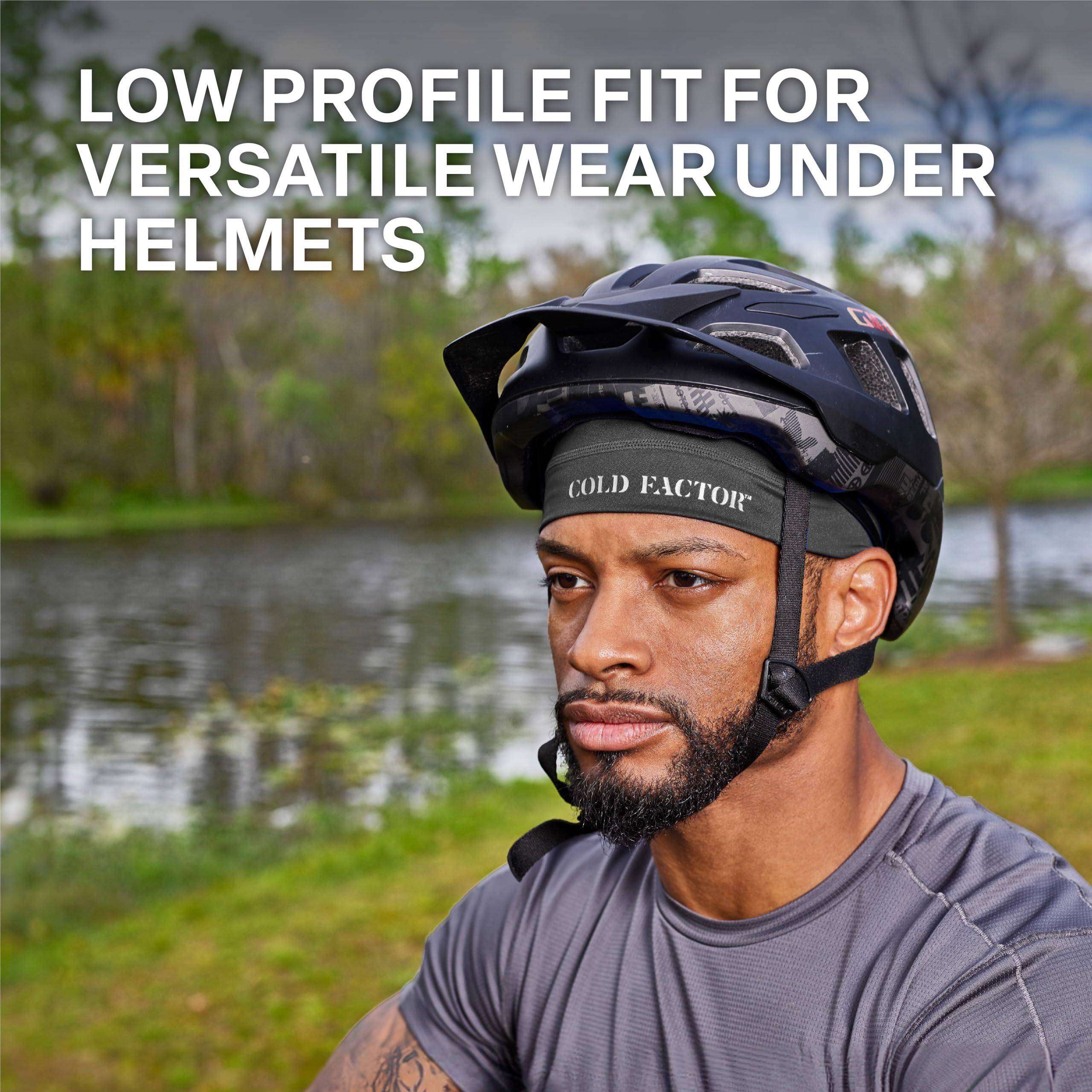 COLD FACTOR Instant Cooling Skull Cap and Helmet Liner 2 Pack | UPF 50+ | Chemical-Free Evaporative Cooling | Lasts 2+ Hours - Image 7