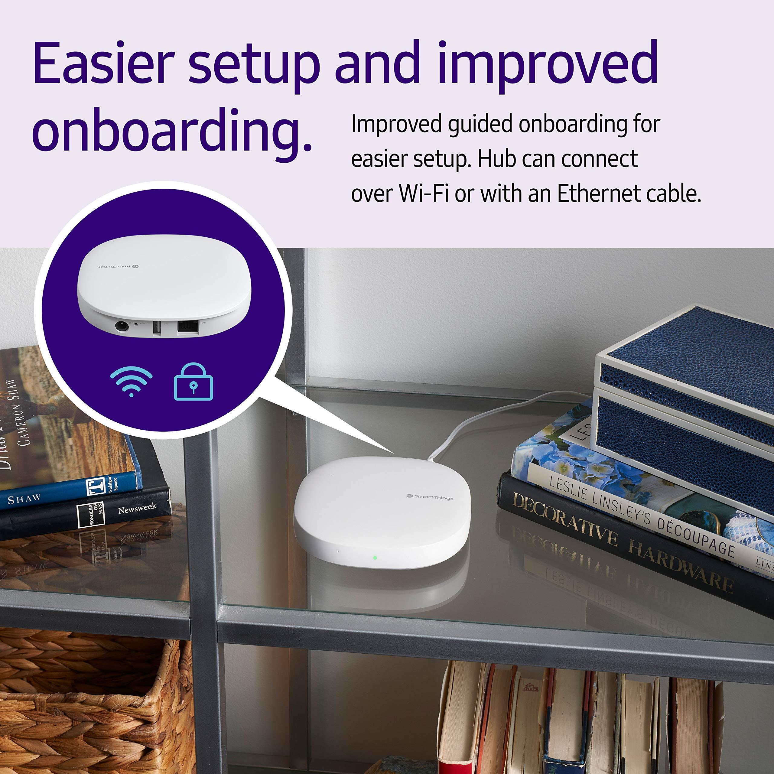 SmartThings Hub 3rd Generation [GP-U999SJVLGDA] Smart Home Automation Hub Home Monitoring Smart Devices - Alexa Google Home Compatible - Zigbee, Z-Wave, Cloud to Cloud Protocols – White - Image 6