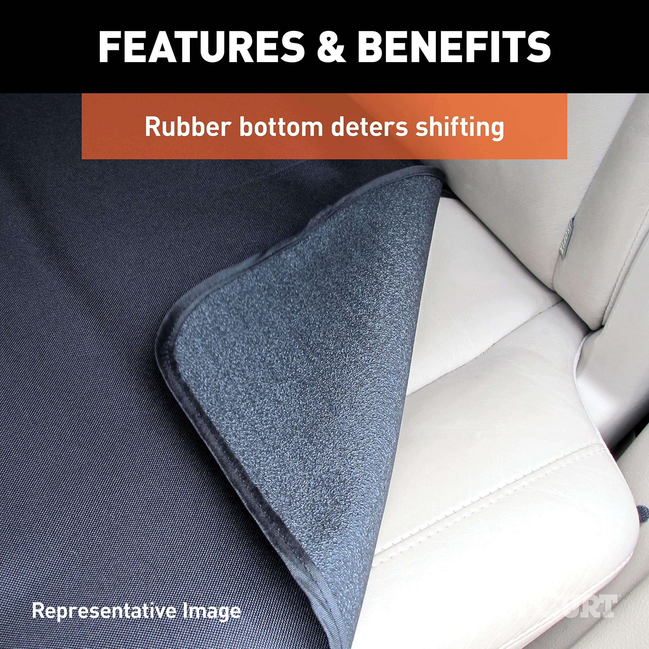 CURT 18501 Seat Defender 58-Inch x 23-Inch Black Waterproof Universal Bucket Car Seat Cover Protector - Image 6