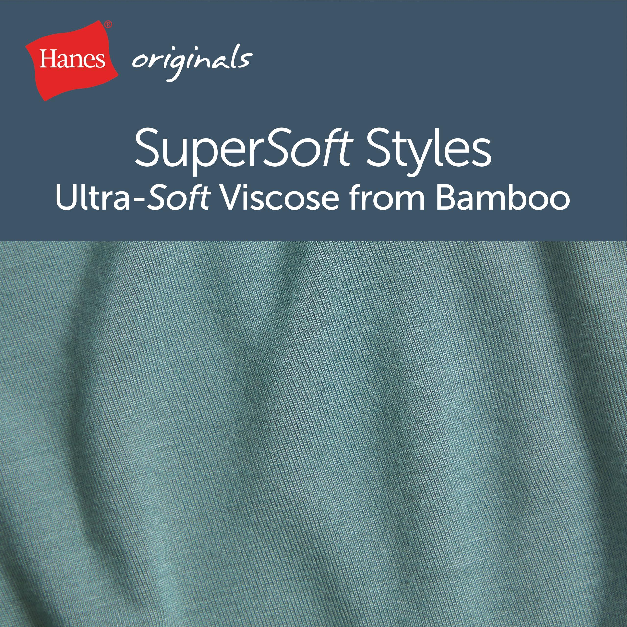 Hanes Men's Underwear Boxer Briefs & Trunks, Multi-Packs, Breathable Cool Lightweight, Viscose from Bamboo Supersoft - Image 5