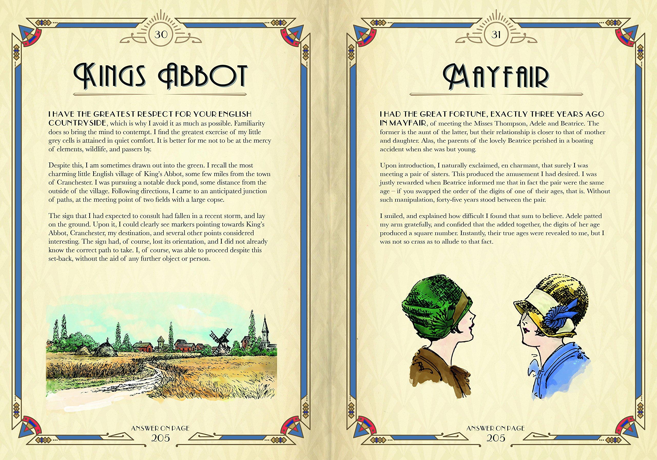 Hercule Poirot Whodunit Puzzles: Exercise Your Little Grey Cells to Solve Over 100 Riddles, Conundrums and Crimes Inspired by Agatha Christie's Great Detective - Image 3