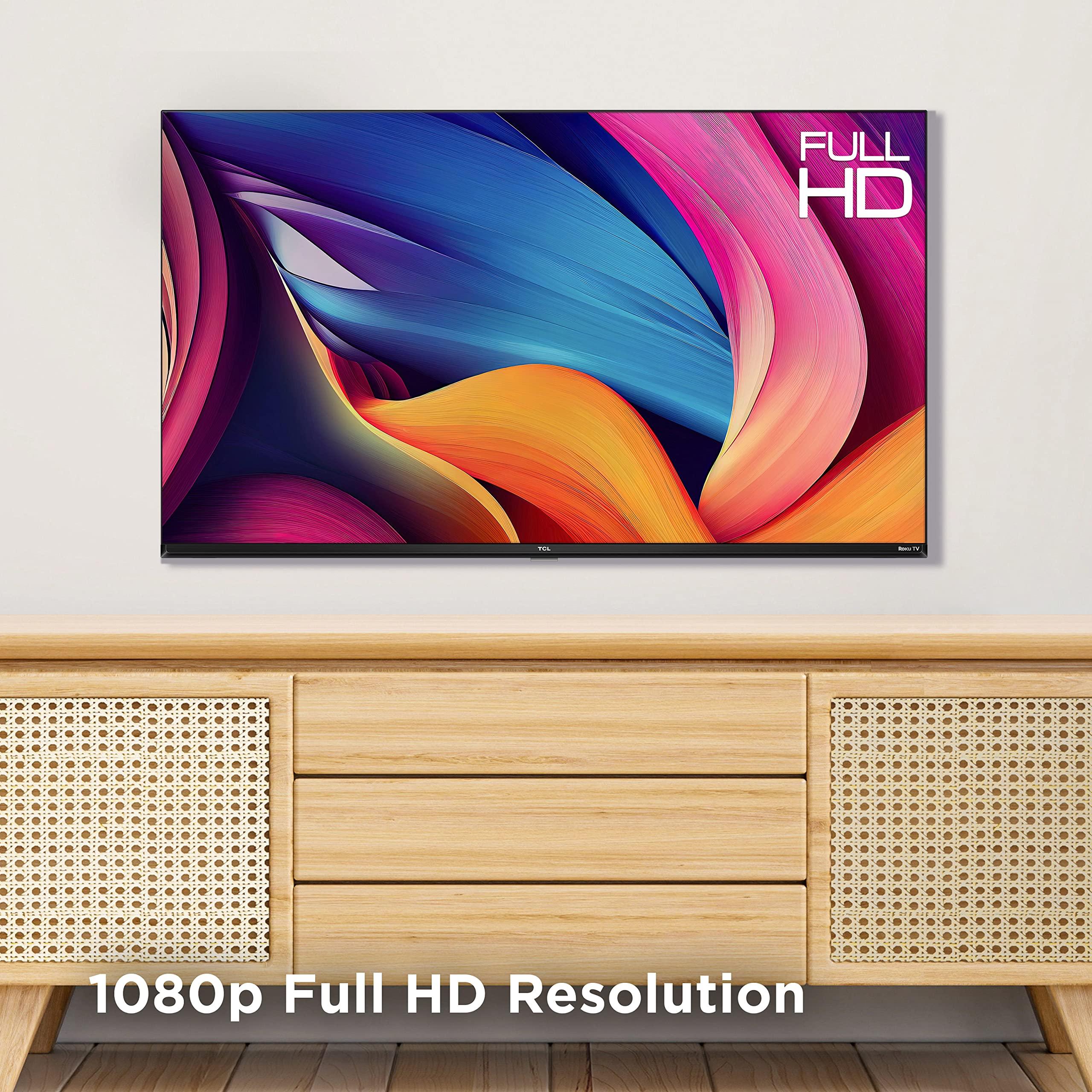 TCL 40-Inch Class S3 1080p LED Smart TV 40S350R, with Roku TV, Compatible with Alexa, Google Assistant, Apple HomeKit Compatibility, Streaming FHD Television, 2023 Model, Black - Image 4