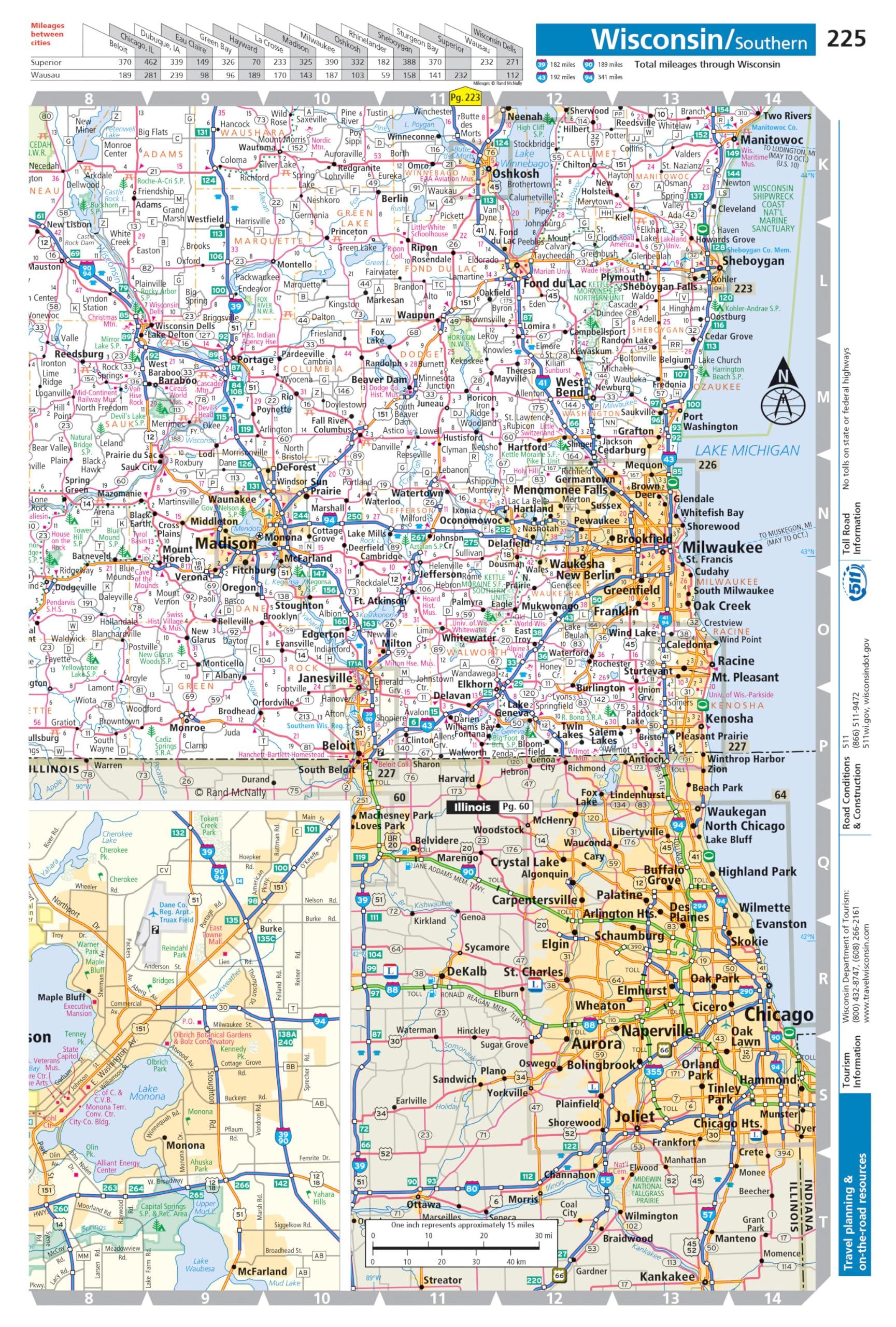 Rand McNally Road Atlas Large Scale 2025: United States, Canada, Mexico (Rand McNally Large Scale Road Atlas USA) - Image 11