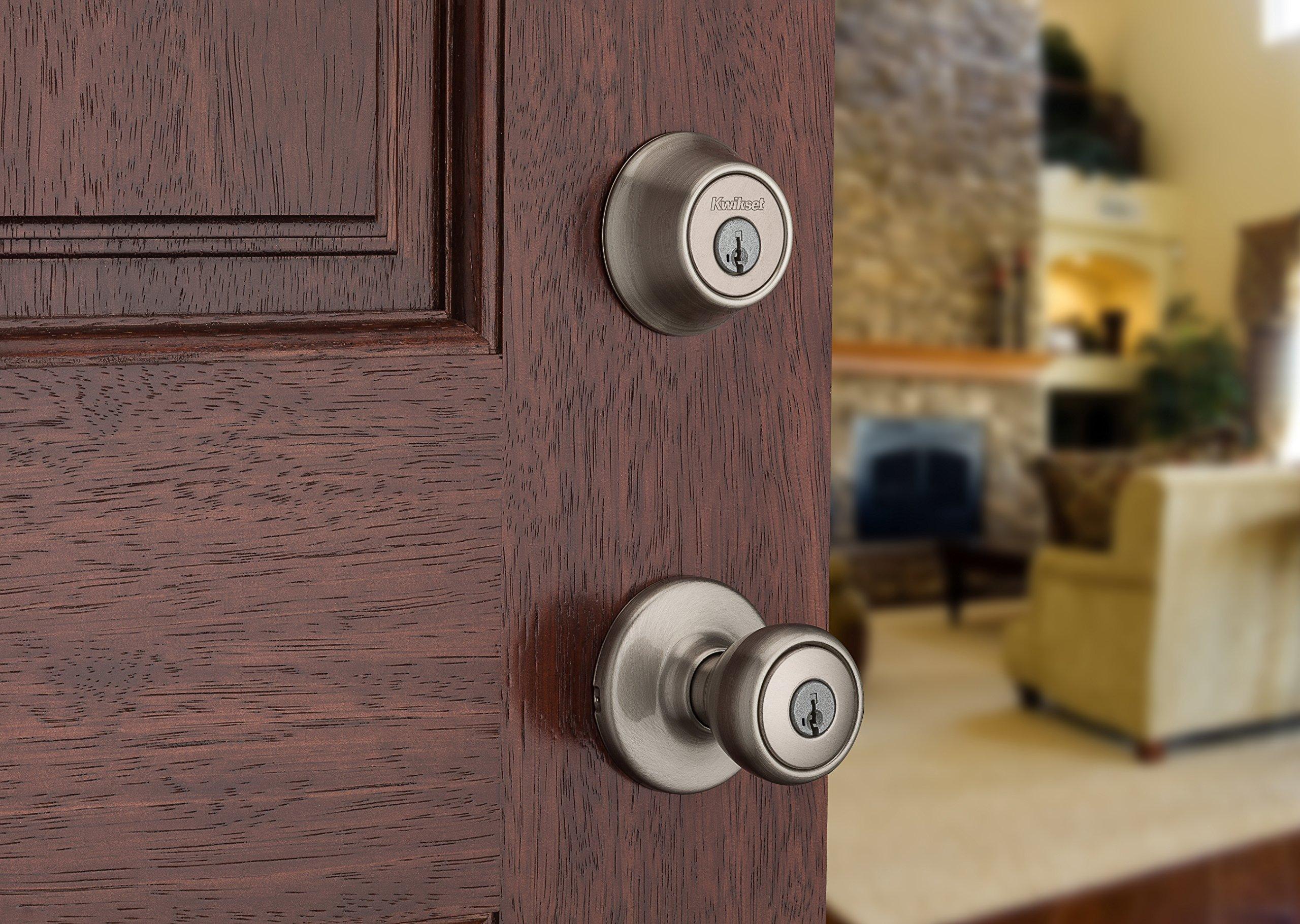 Kwikset 96900-381 690T 15 SMT BBPKG Satin Nickel Tylo Entry Combo Set - Image 6