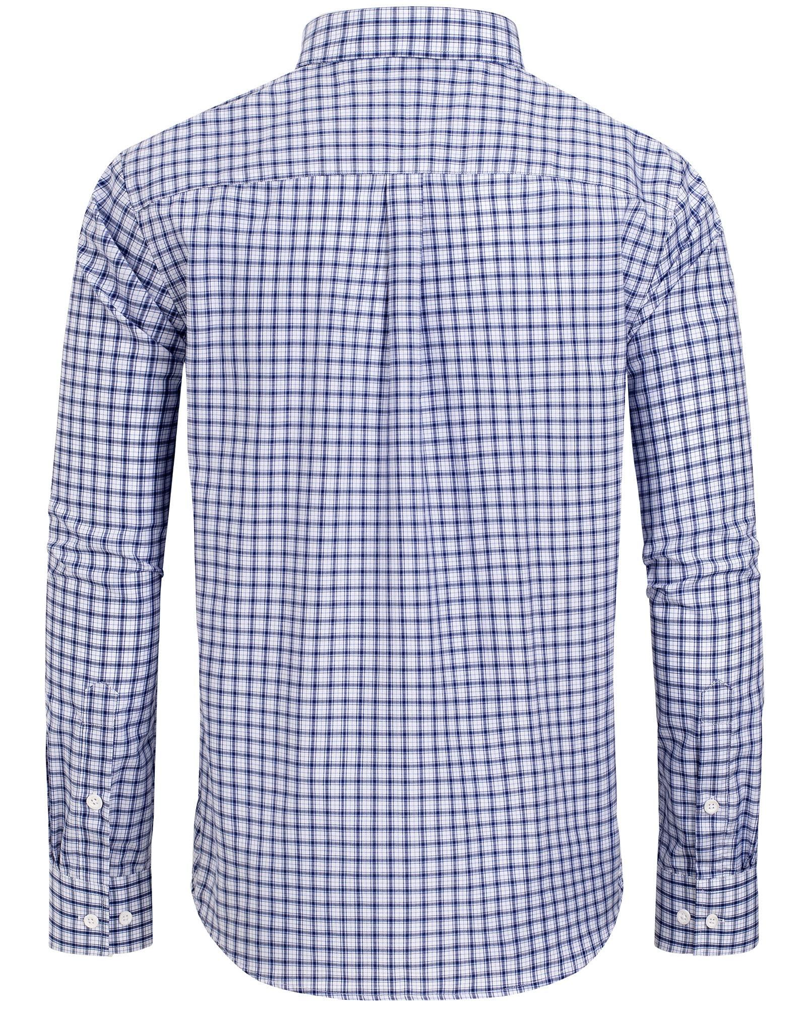 Alimens & Gentle Men's Plaid Button Down Shirts Cotton Long Sleeve Dress Shirts Regular Fit Gingham Shirts - Image 2