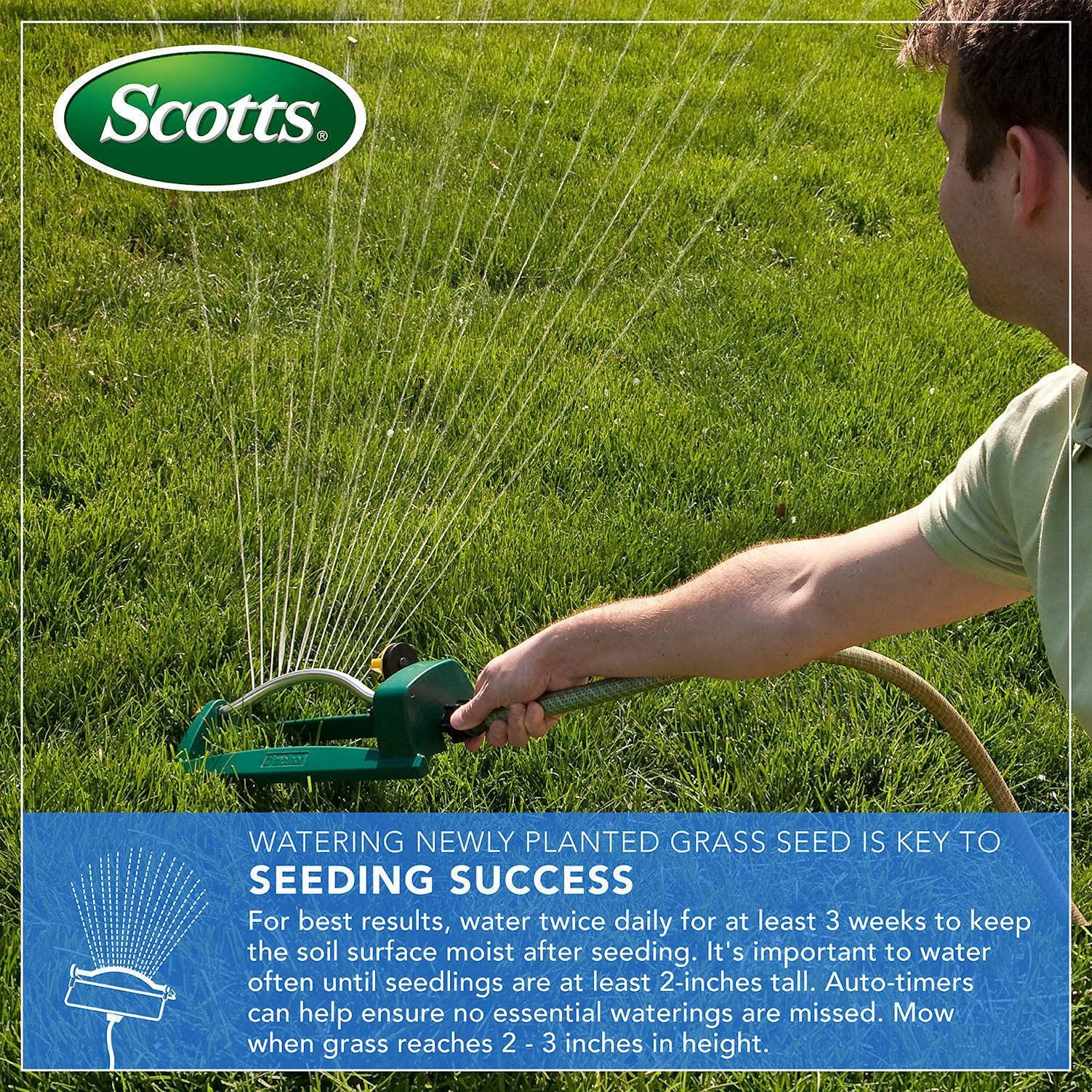 Scotts EZ Seed Patch & Repair Sun and Shade Mulch, Grass Seed, Fertilizer Combination for Bare Spots and Repair, 3.75 lb, Brown - Image 2