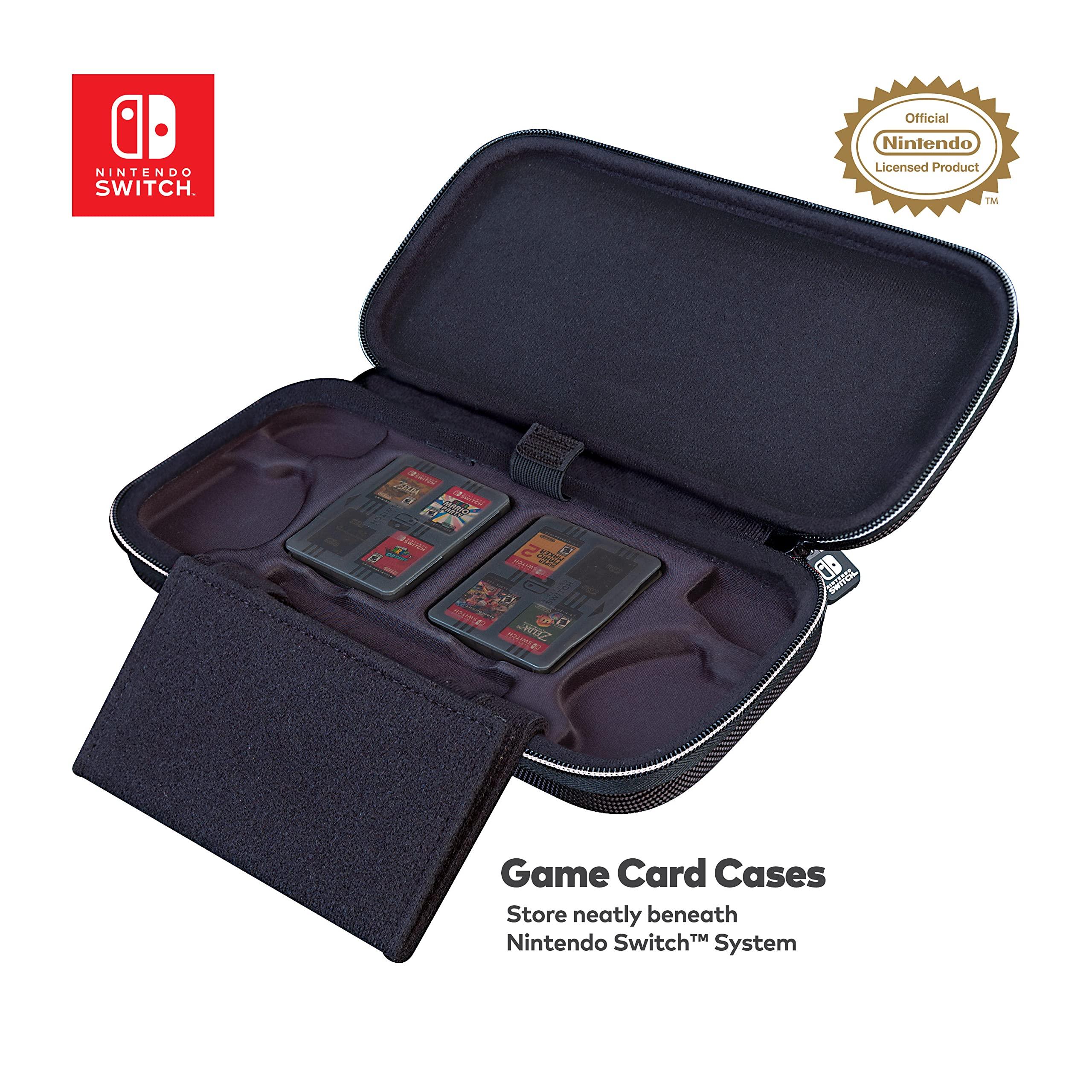 Game Traveler RDS – Officially Licensed Nintendo Switch Deluxe OLED, Nintendo Switch, & Switch Lite Case - Purple Ballistic Nylon, Viewing Stand, & Bonus Game Cases, #1 Selling Case in USA - Image 5