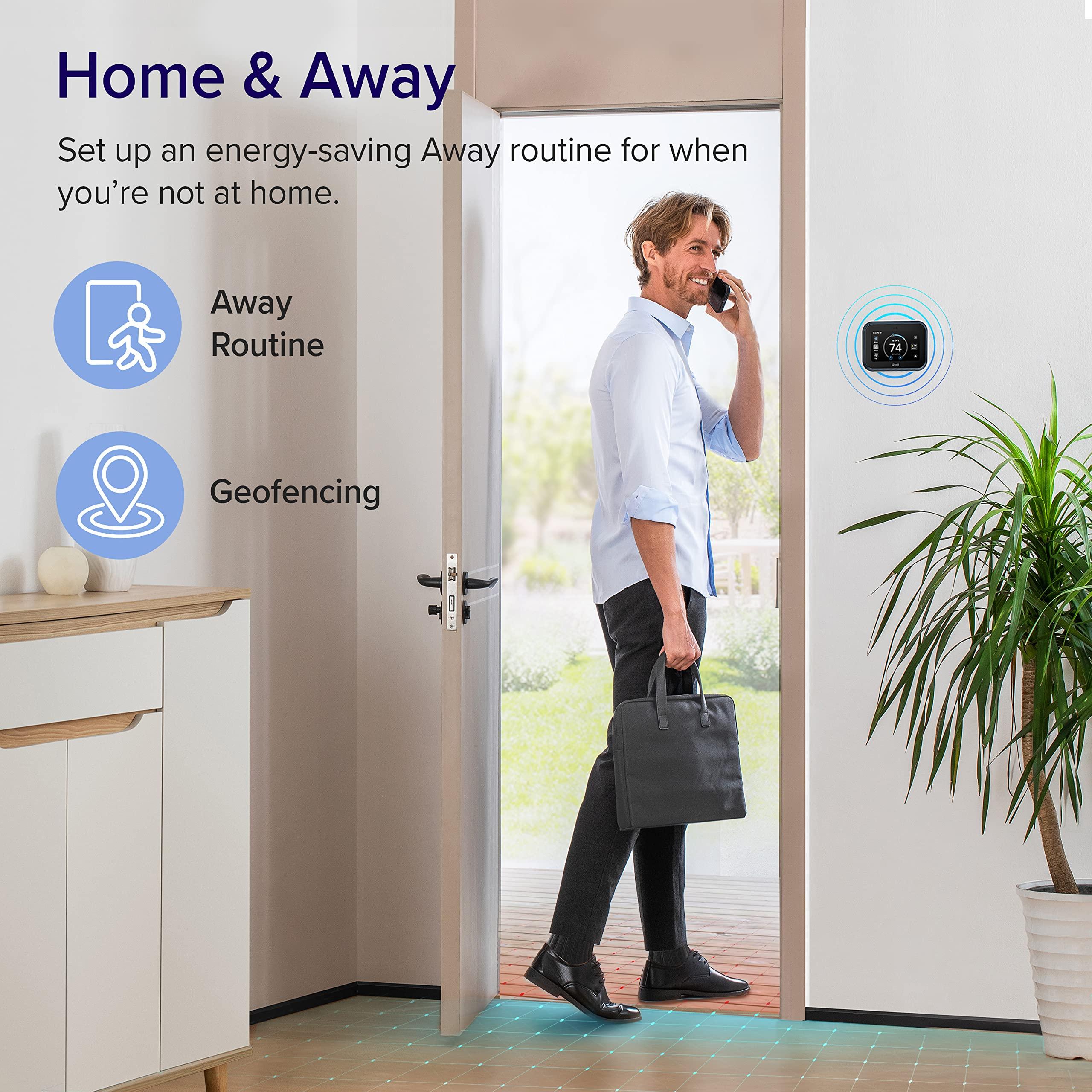 LEVOIT Smart Thermostat for Home, WiFi Programmable Digital Thermostat, Works with Alexa and Smart Sensor, Energy Saving, Large Touch Screen, C-Wire Adapter Included, DIY Install, Aura 400S, White - Image 4